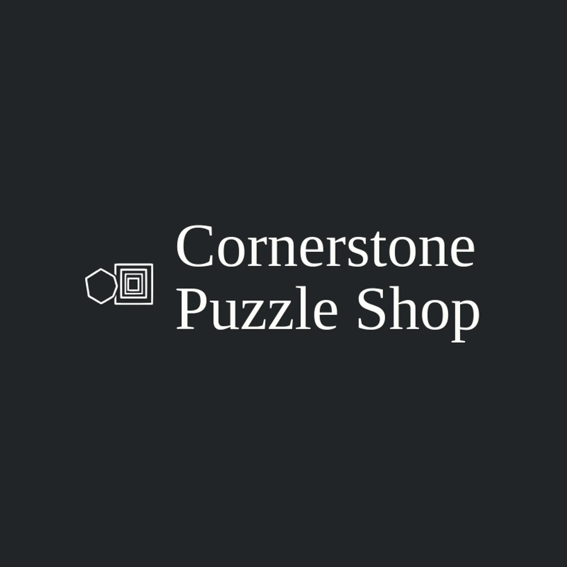 Cornerstone Puzzle Shop logo for maze