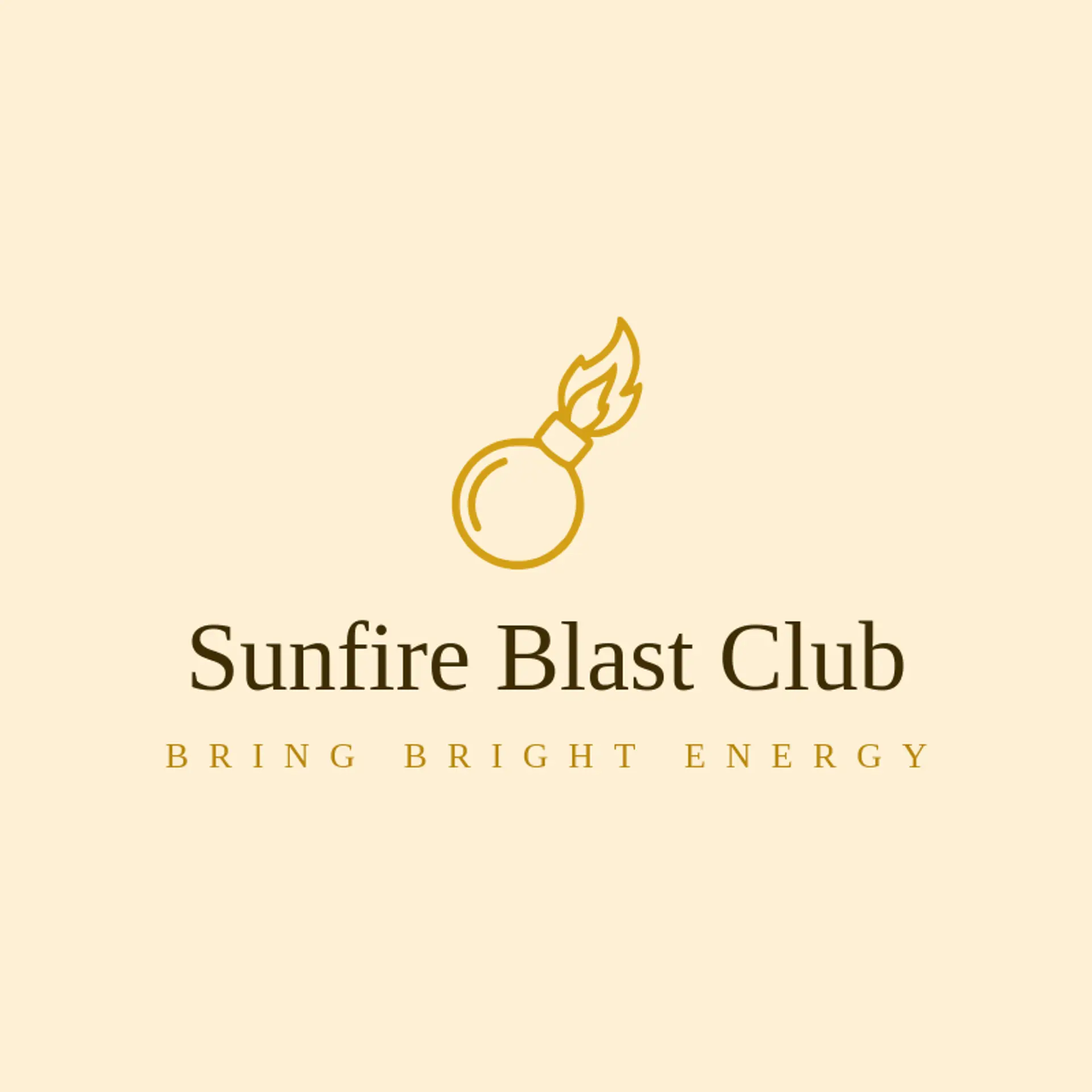 Sunfire Blast Club logo for bomb