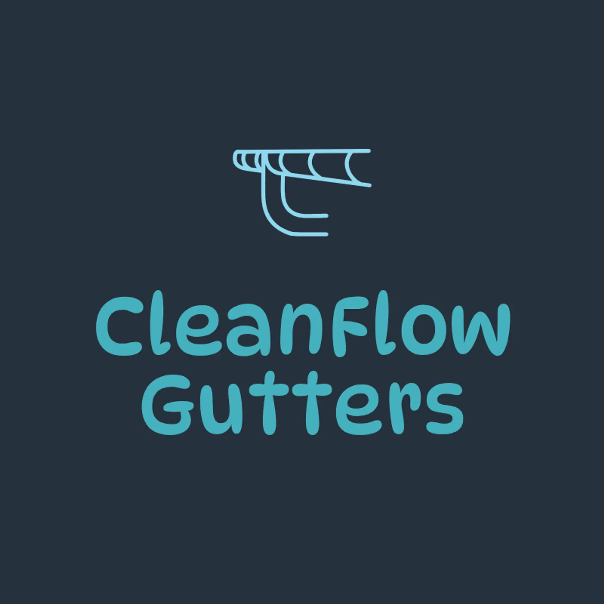 CleanFlow Gutters logo for gutter cleaning