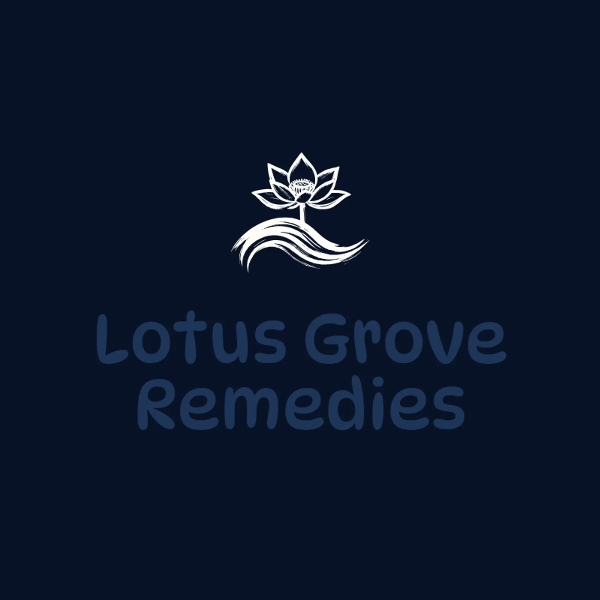 Lotus Grove Remedies logo for ayurvedic