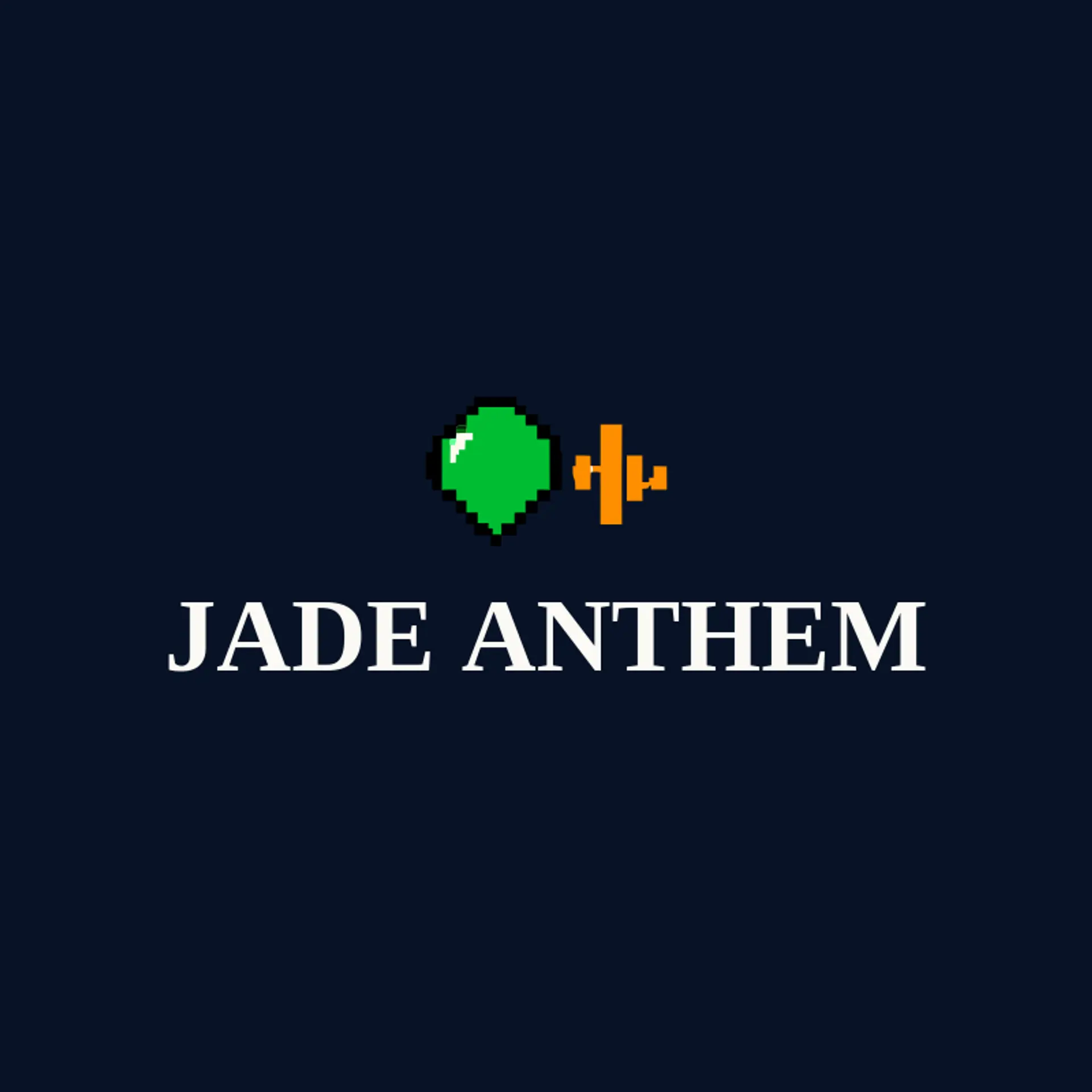 Jade Anthem logo for rock music