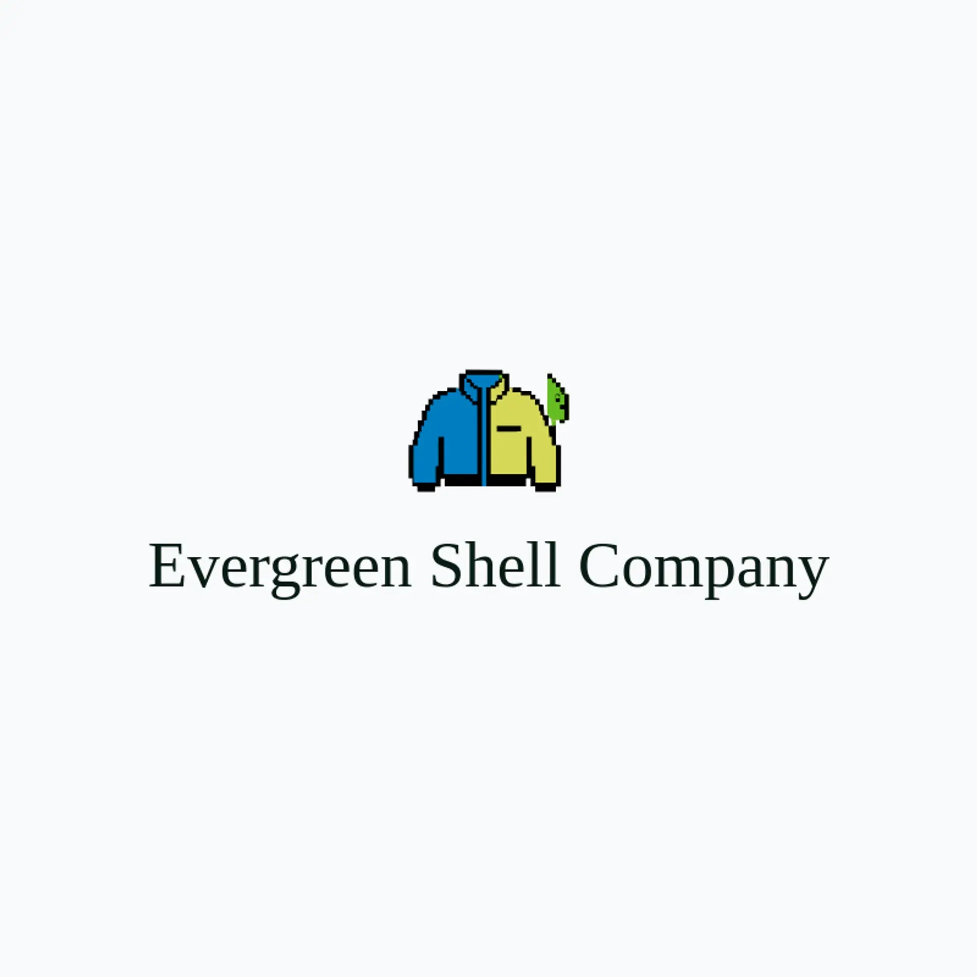 Evergreen Shell Company logo for jacket