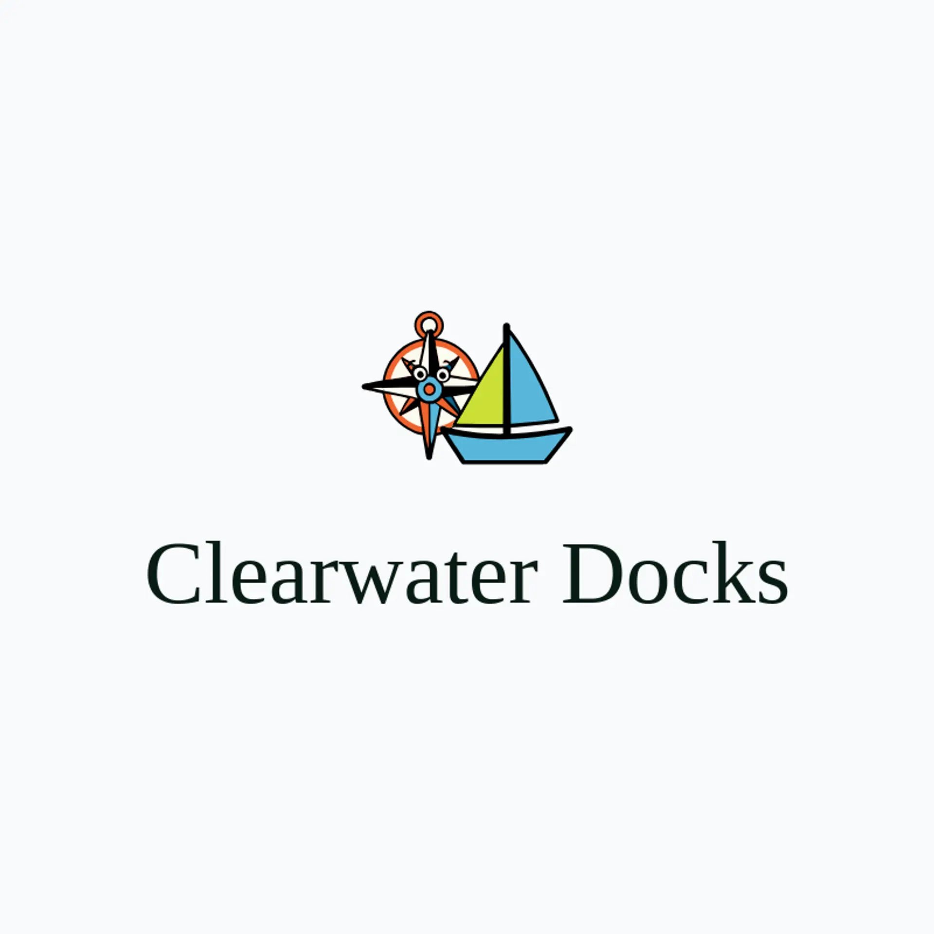 Clearwater Docks logo for marina