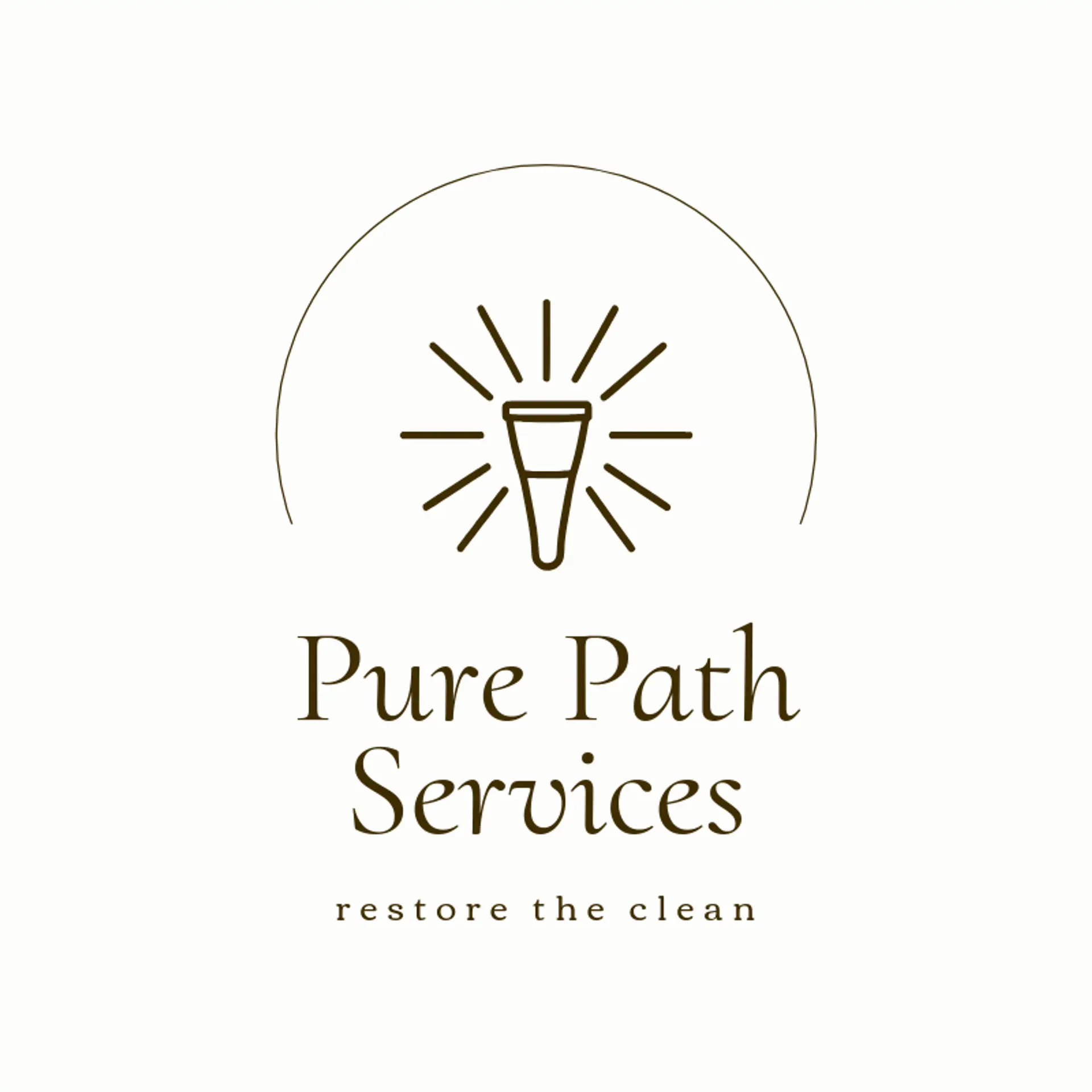 Pure Path Services logo for pressure wash