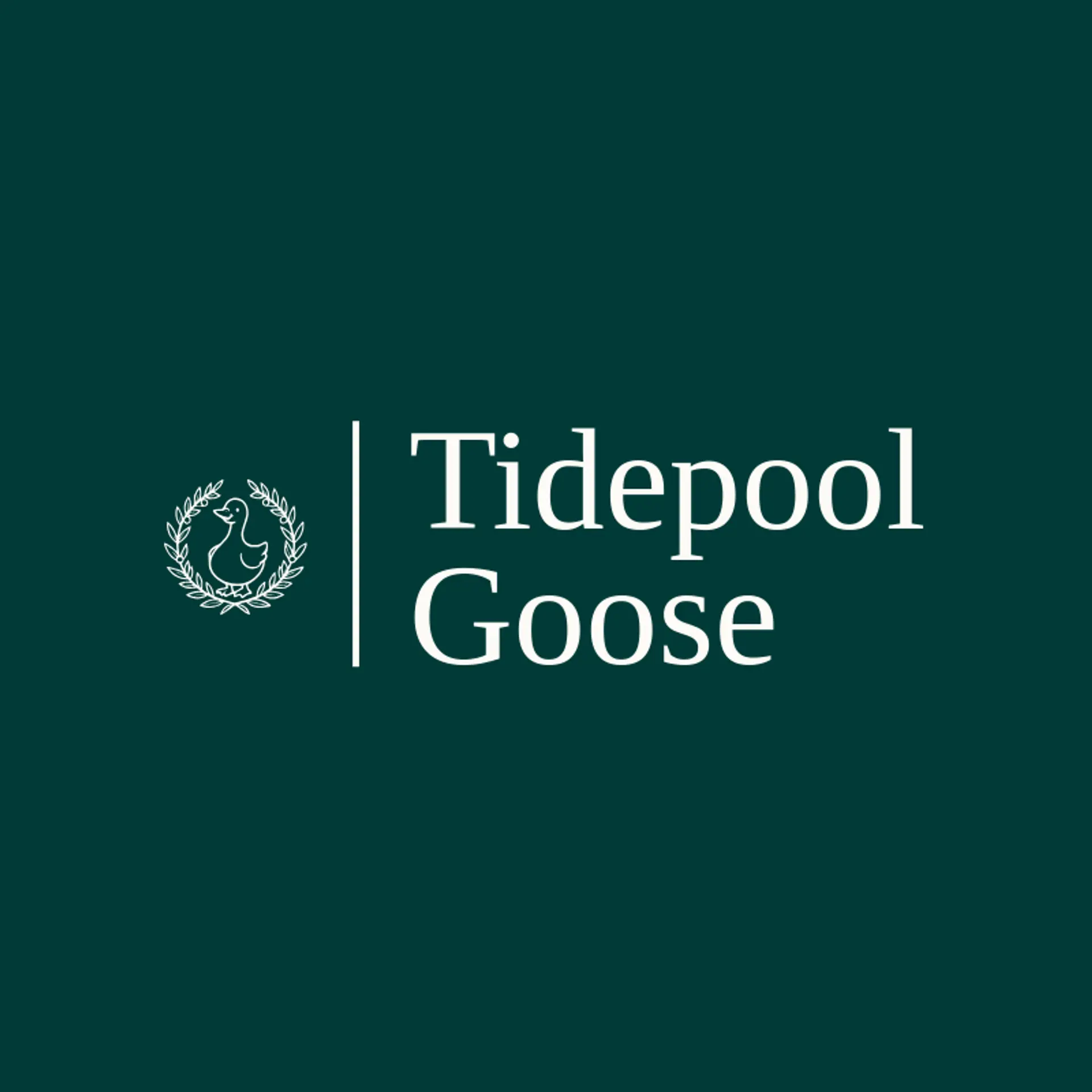 Tidepool Goose logo for goose