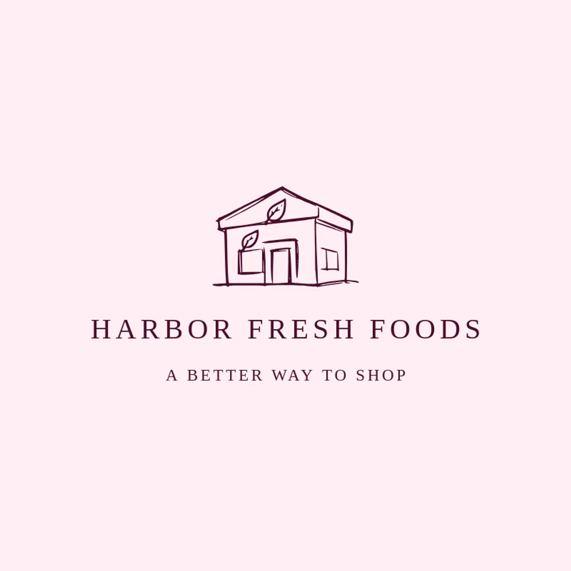Harbor Fresh Foods logo for grocery store