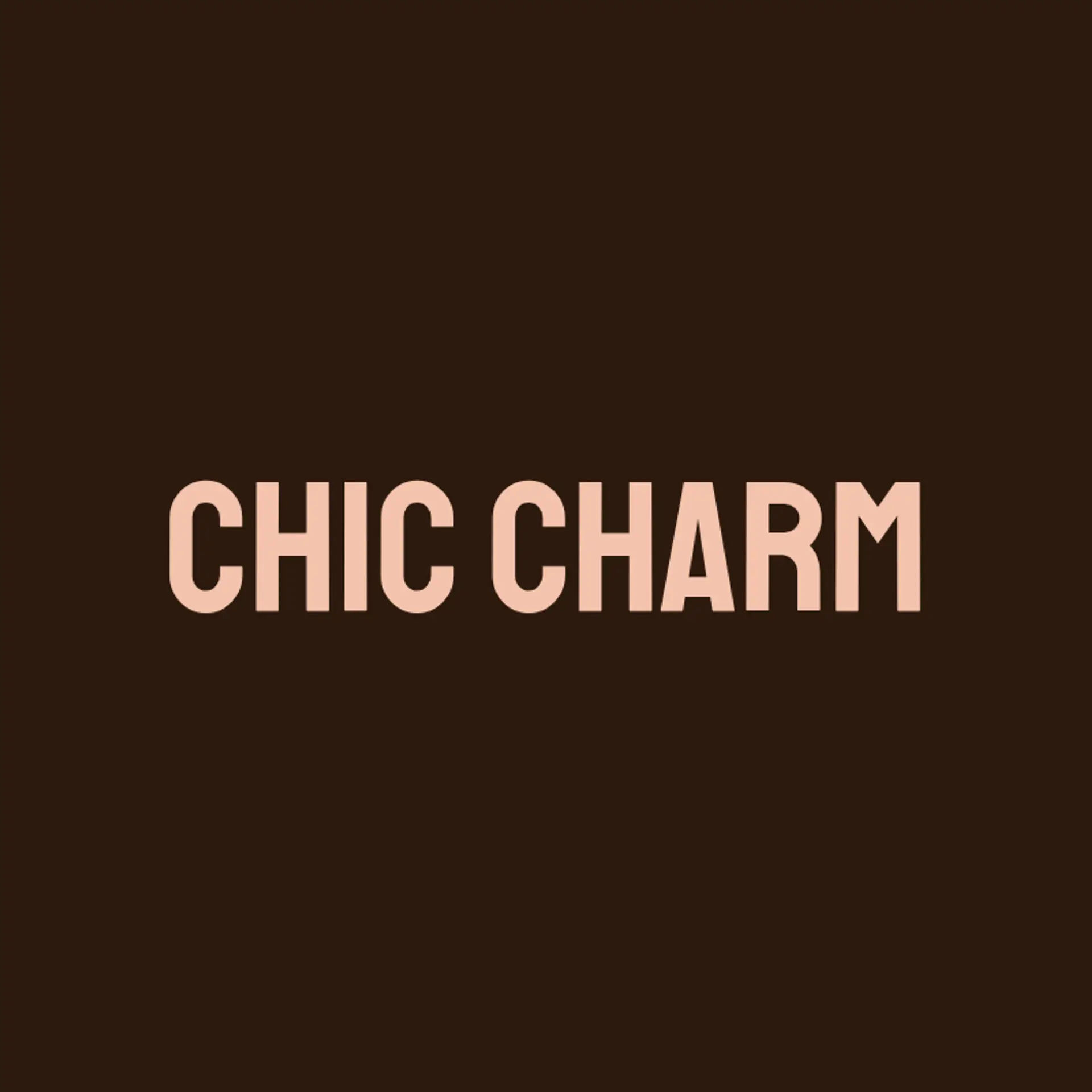 Chic Charm logo for beauty salon