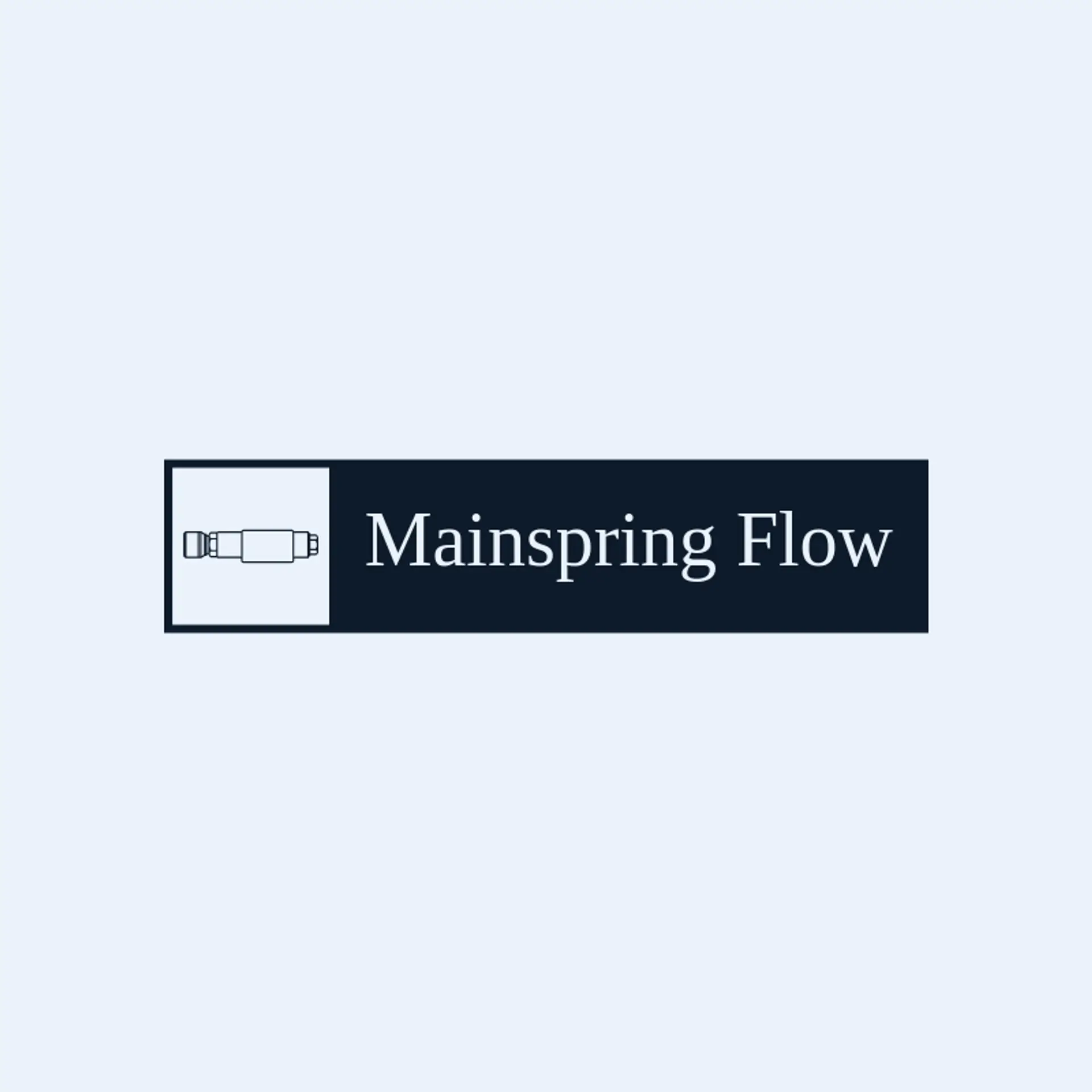 Mainspring Flow logo for valve