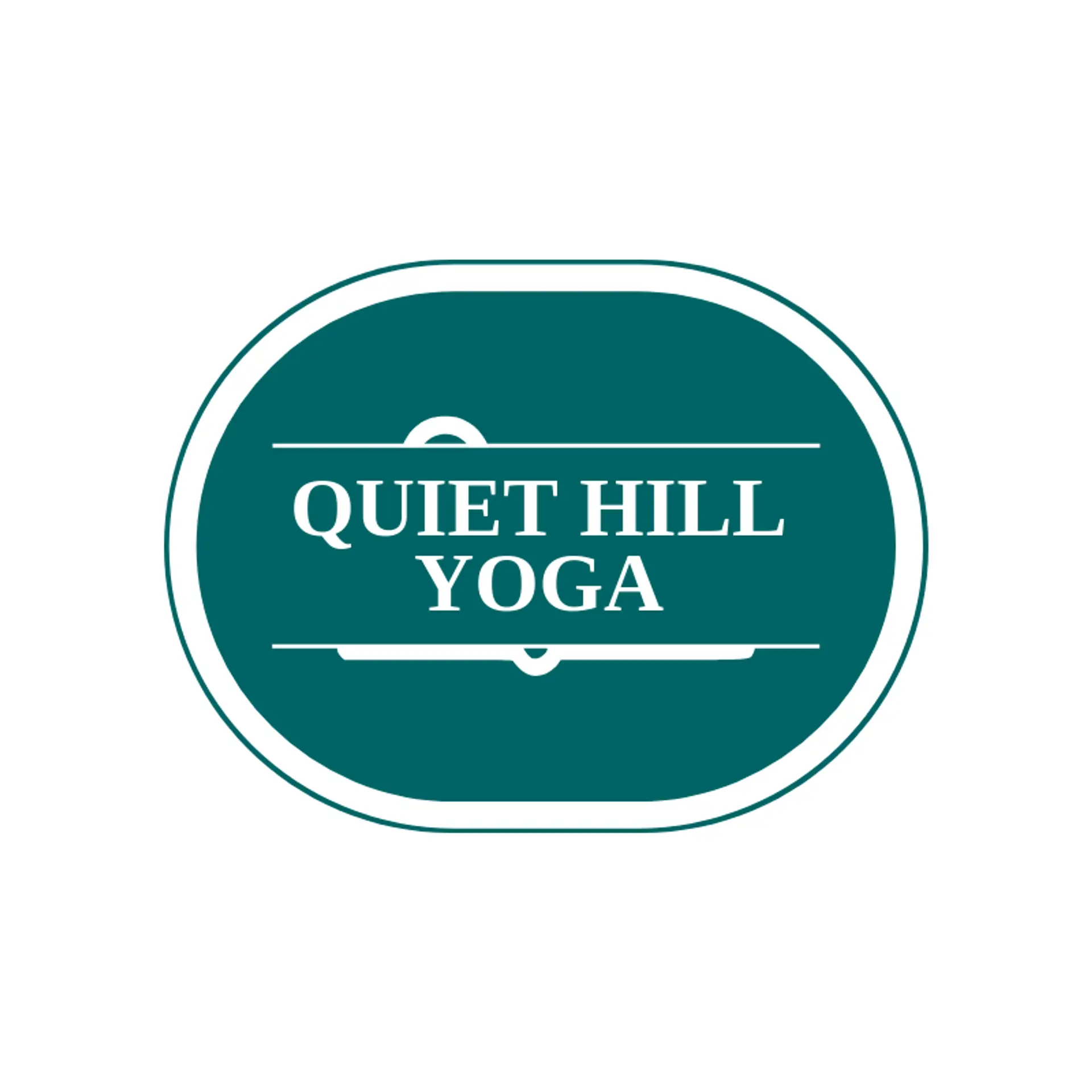 Quiet Hill Yoga logo for hill