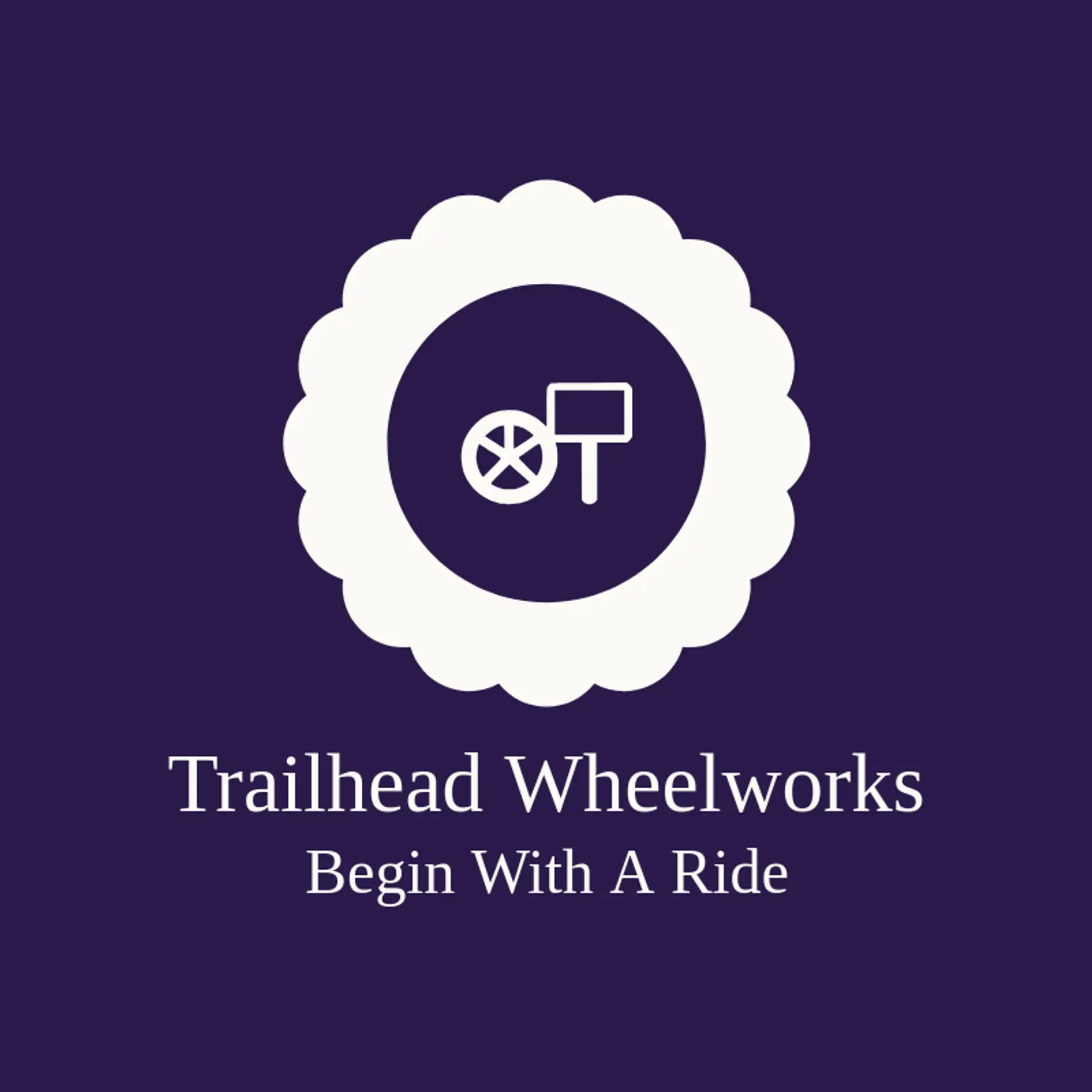 Trailhead Wheelworks logo for cycling