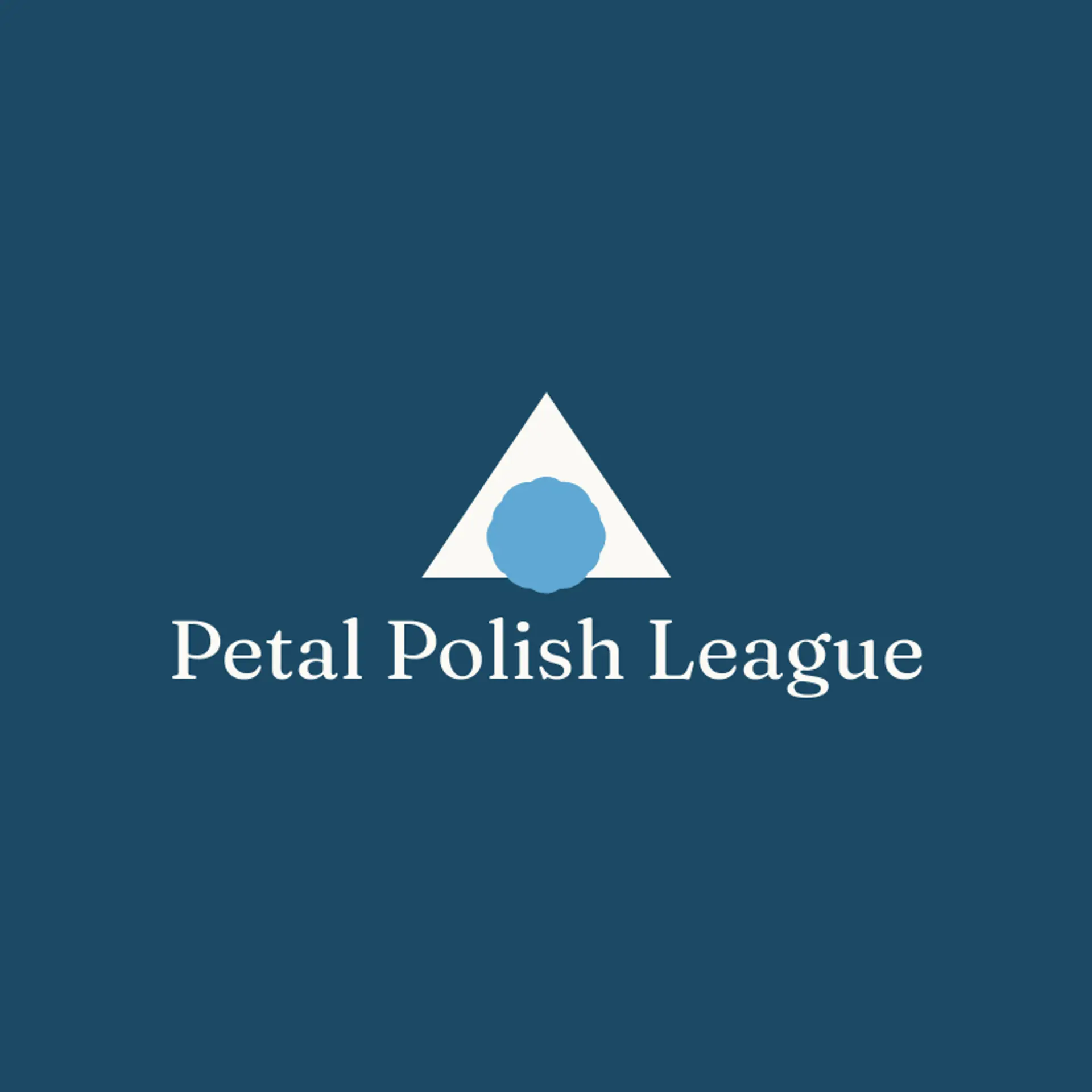 Petal Polish League logo for nail