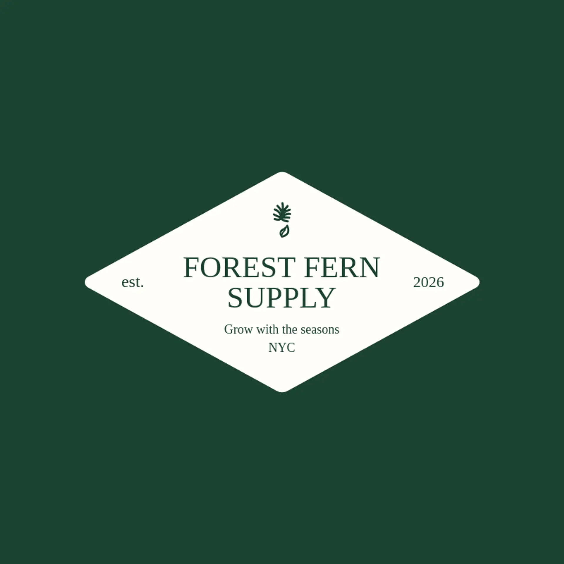 Forest Fern Supply logo for fern