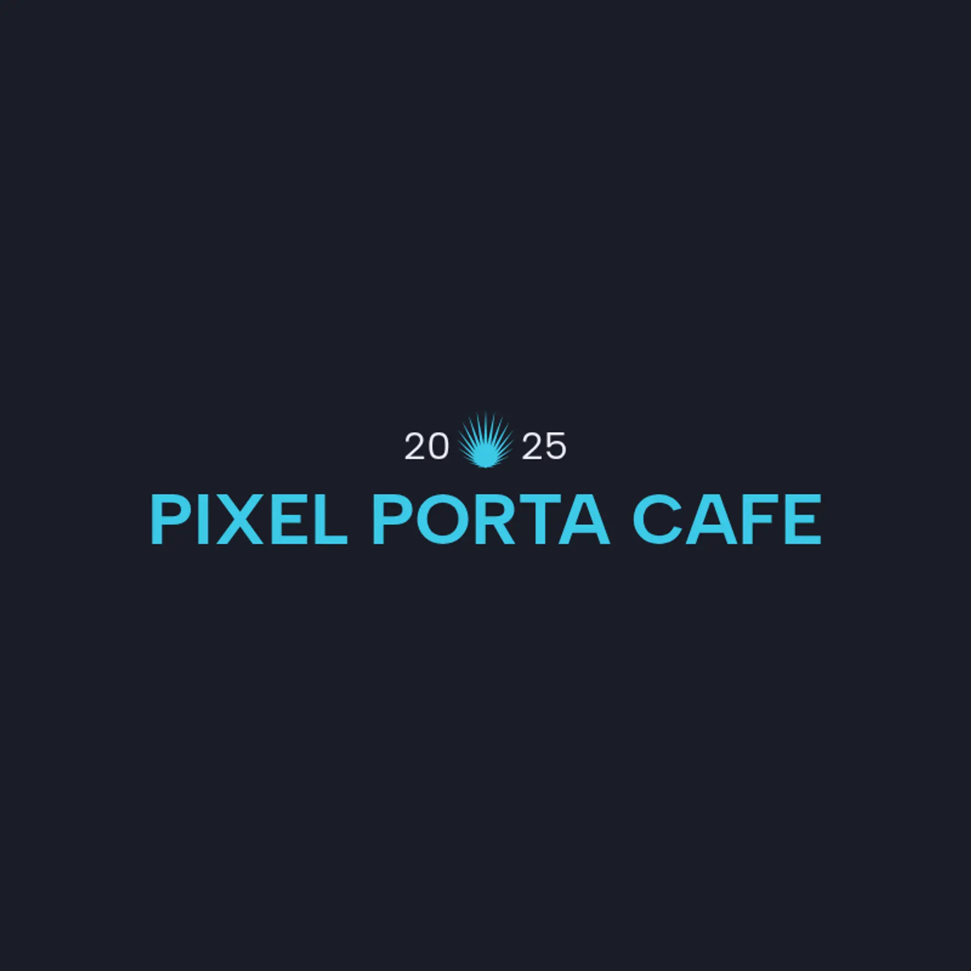 Pixel Porta Cafe logo for internet cafe