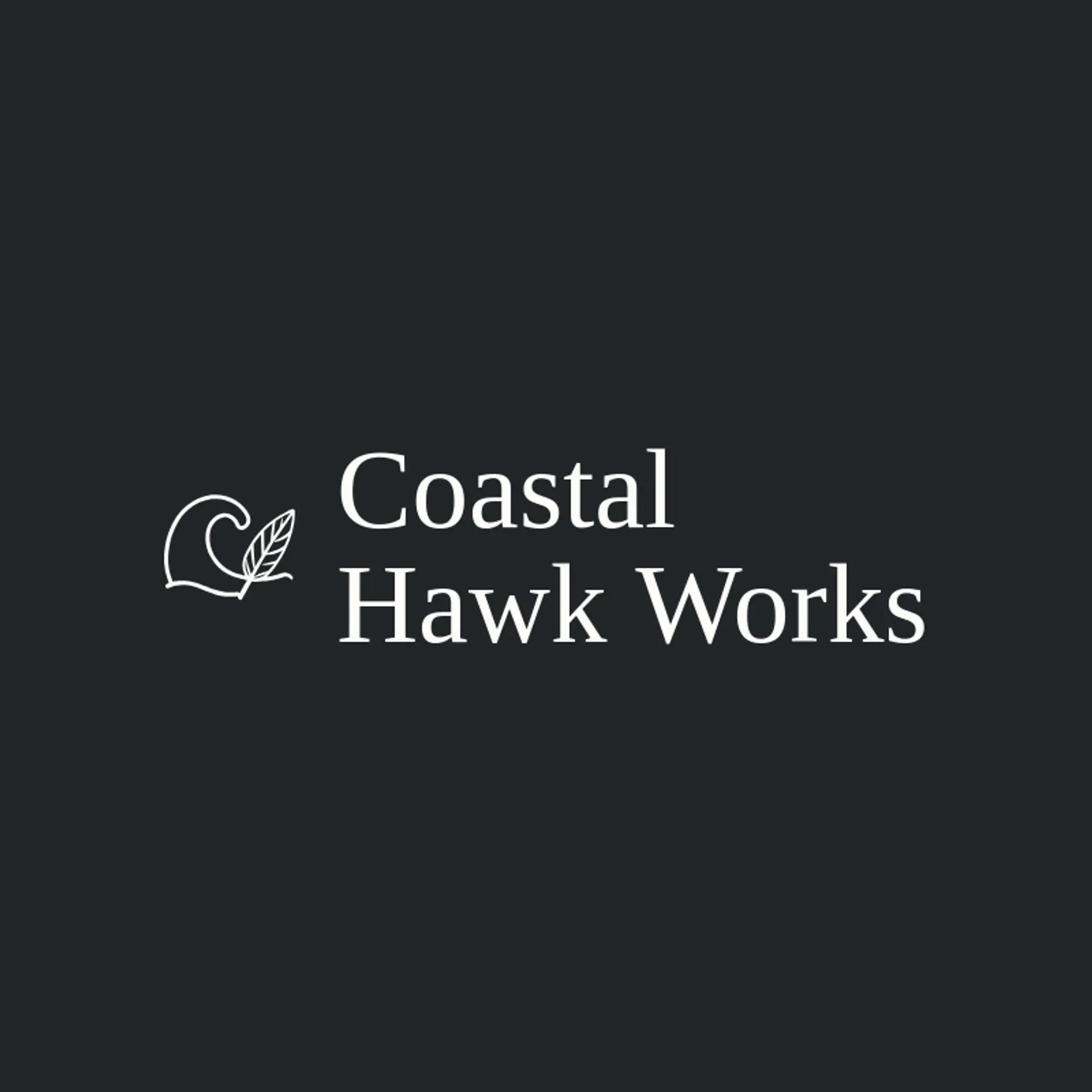 Coastal Hawk Works logo for hawk