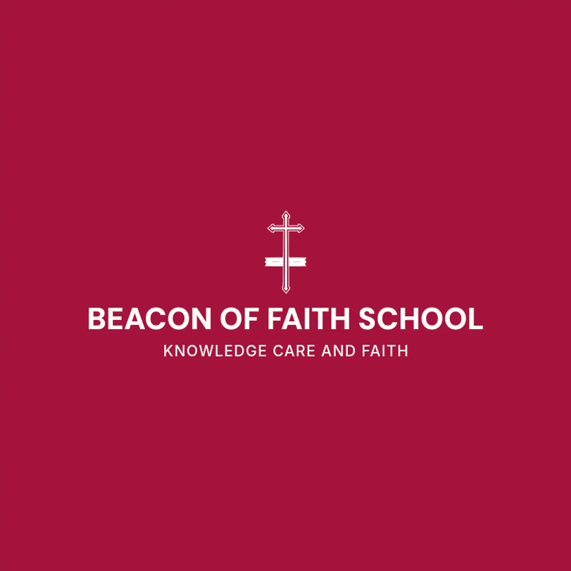 Beacon of Faith School logo for catholic