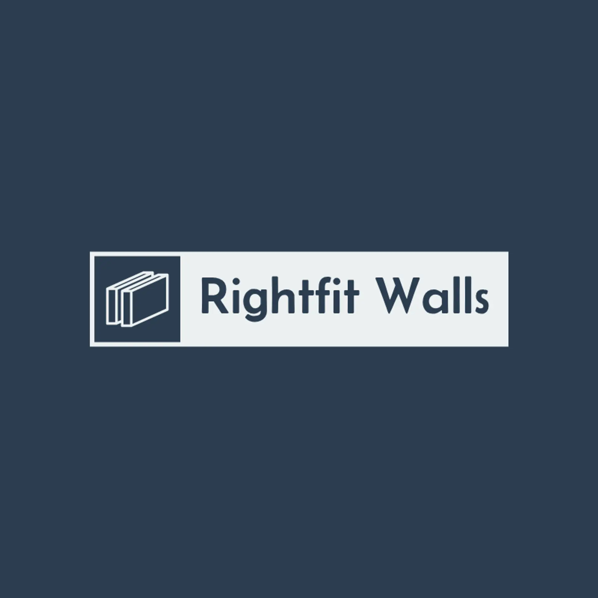 RightFit Walls logo for construction dry wall