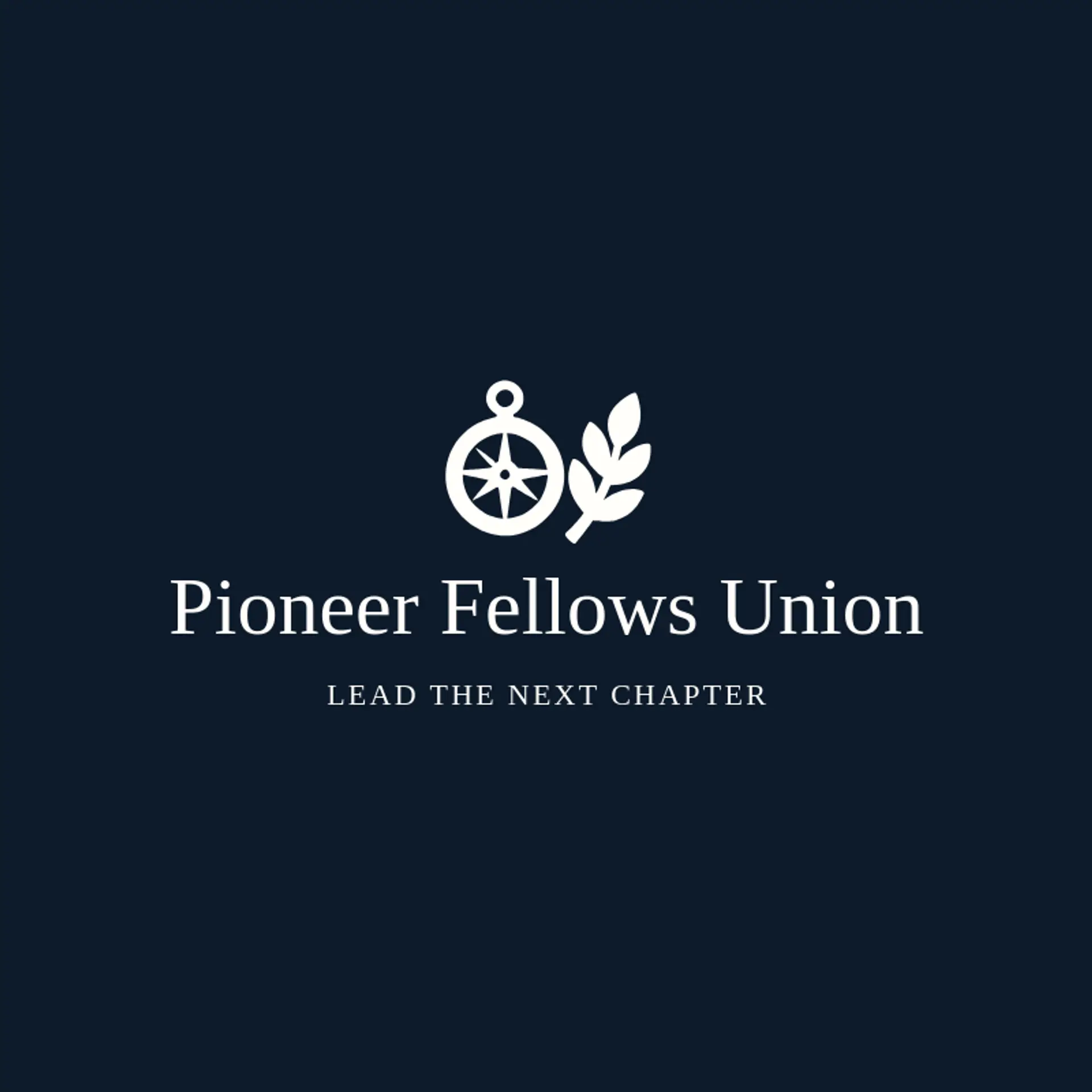 Pioneer Fellows Union logo for fraternity