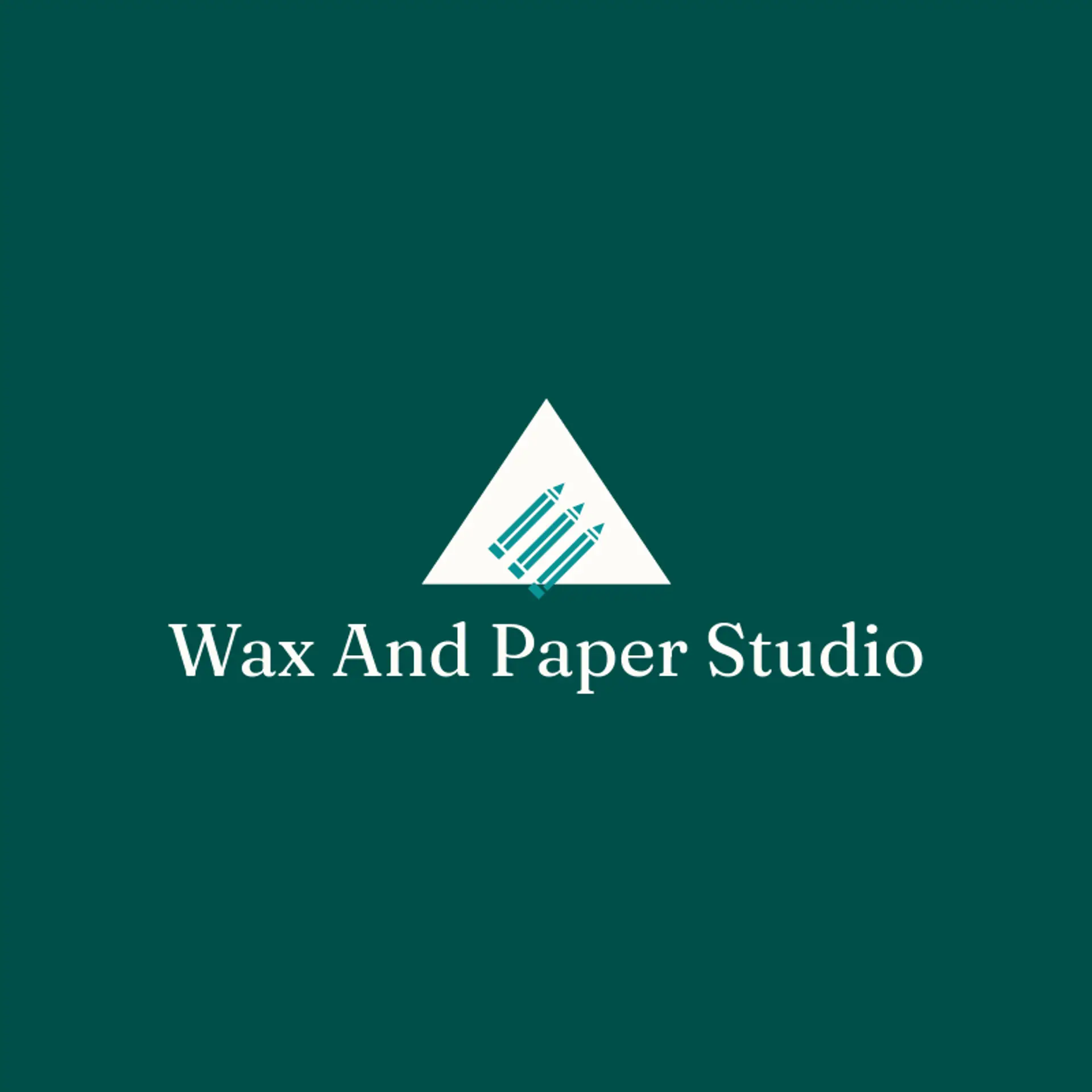 Wax and Paper Studio logo for crayon