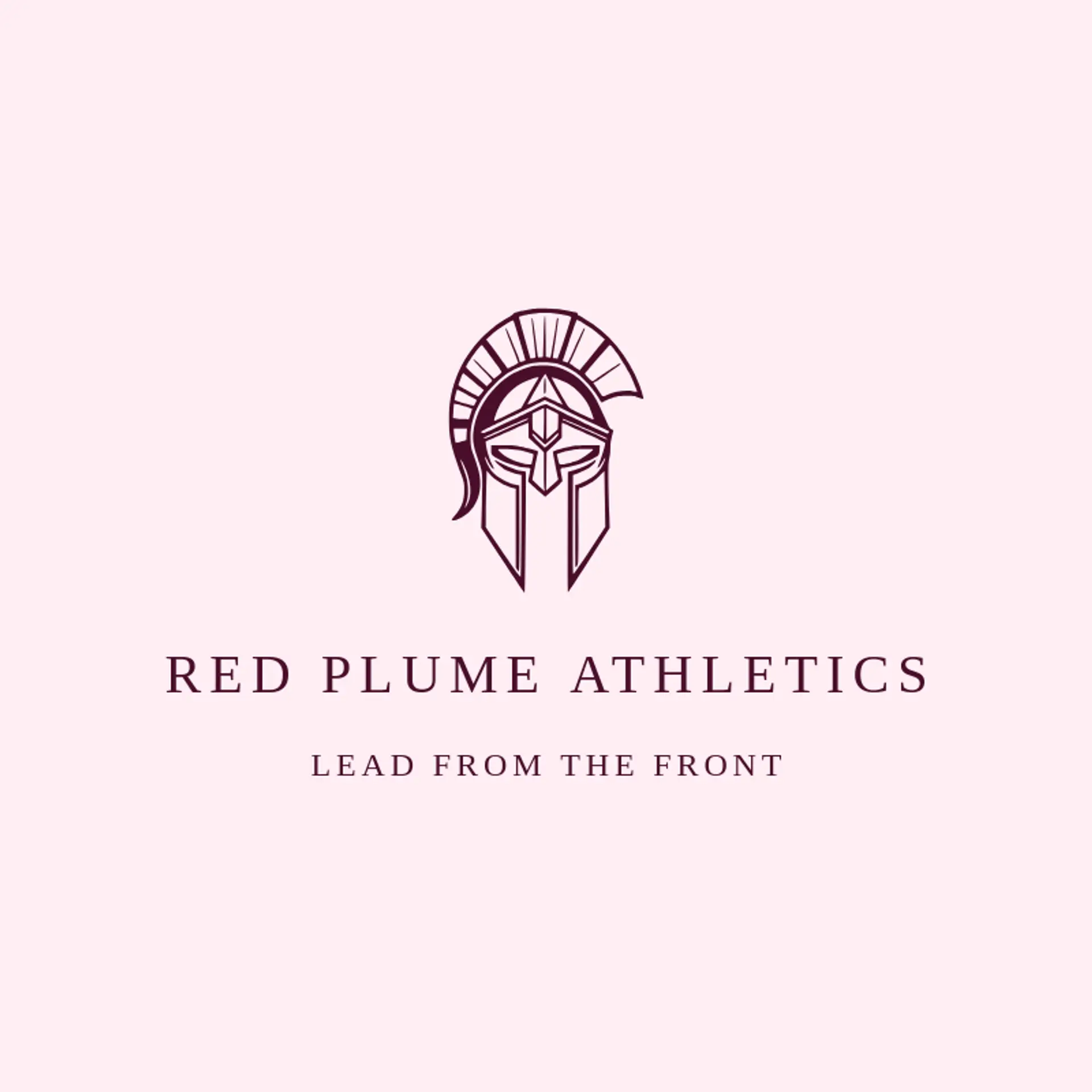 Red Plume Athletics logo for trojan