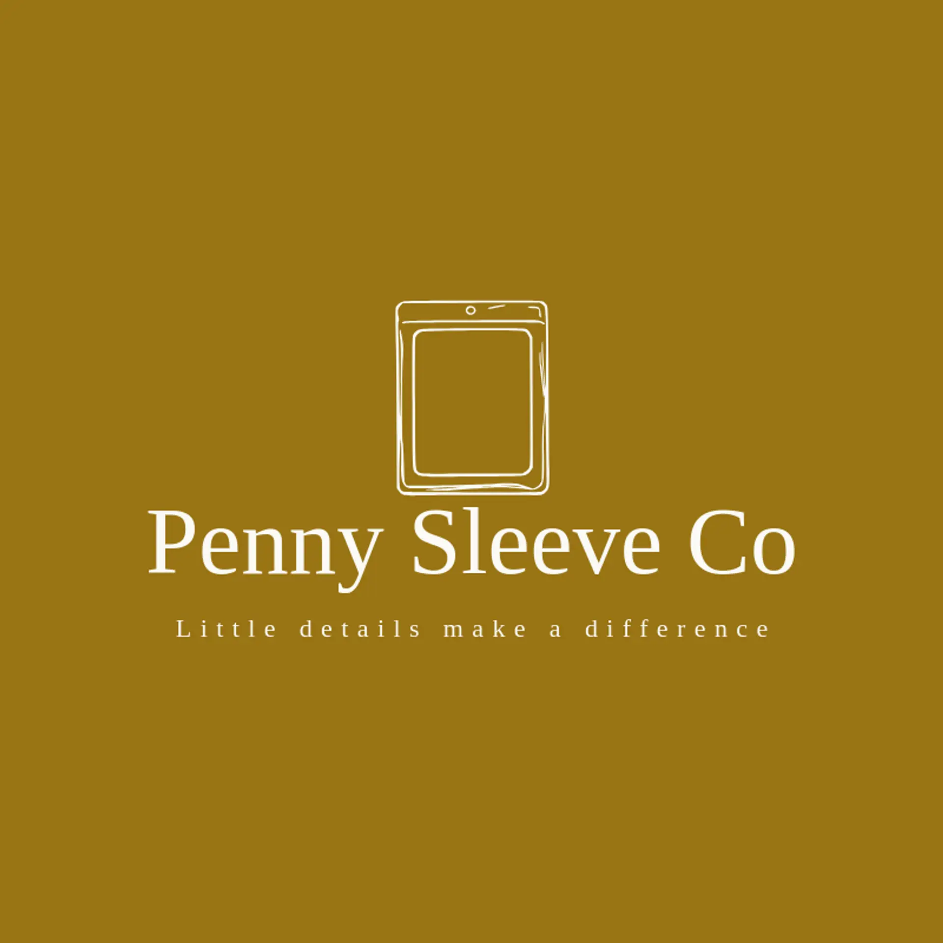 Penny Sleeve Co logo for trading card