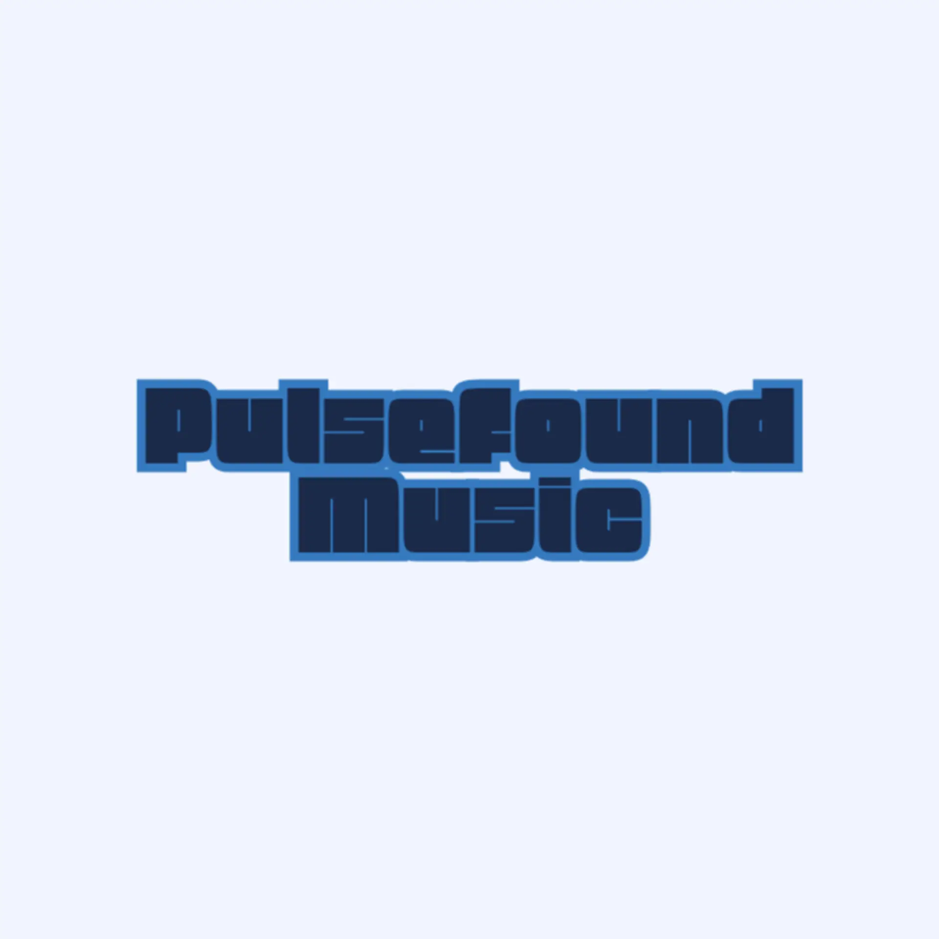 PulseFound Music logo for music label