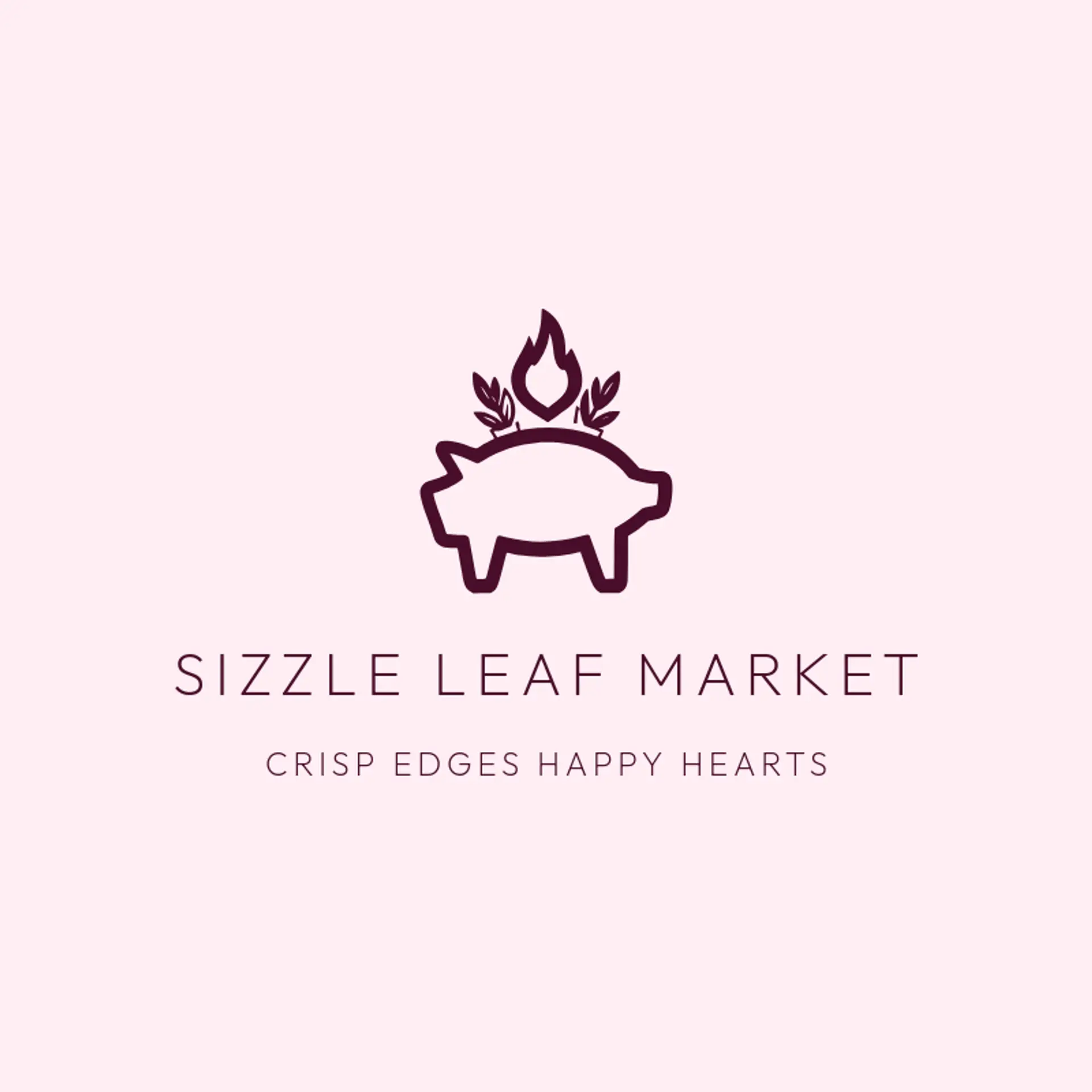 Sizzle Leaf Market logo for lechon