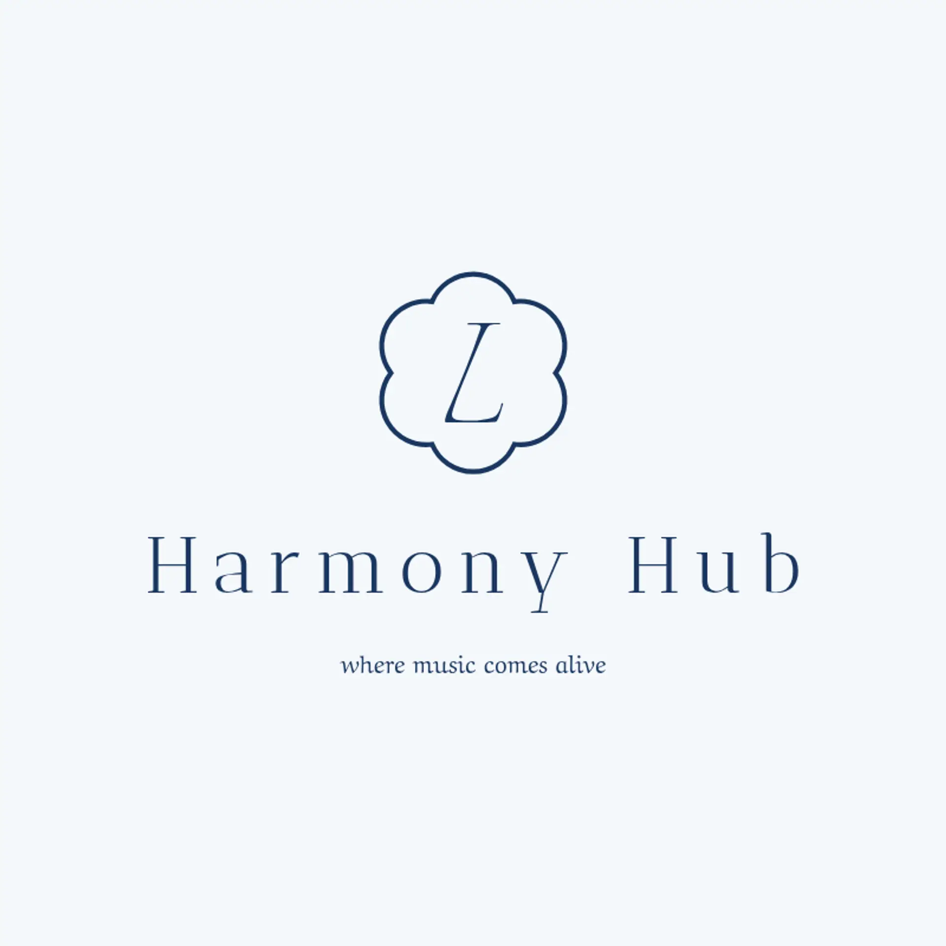 Melodic Haven logo for music store