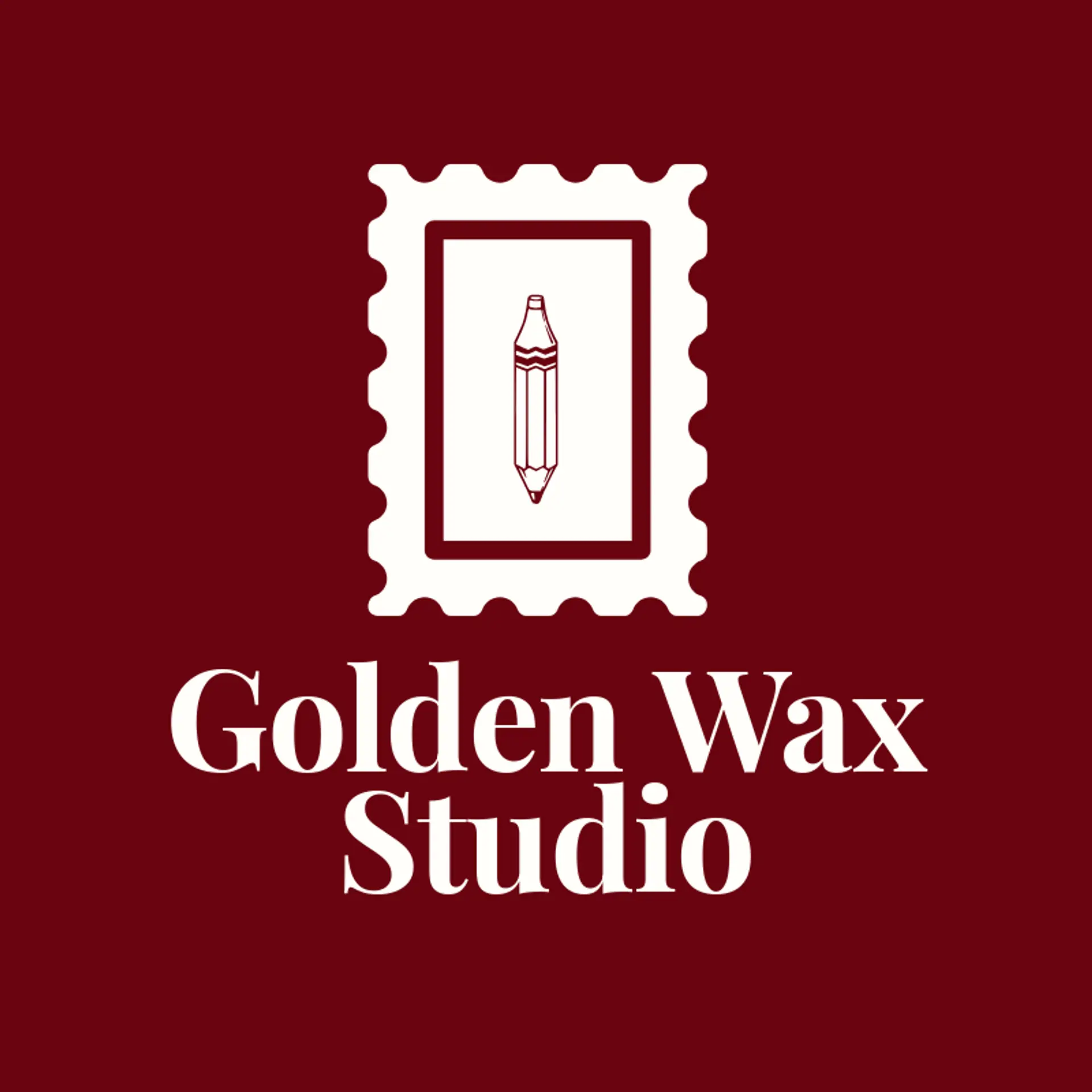Golden Wax Studio logo for crayon