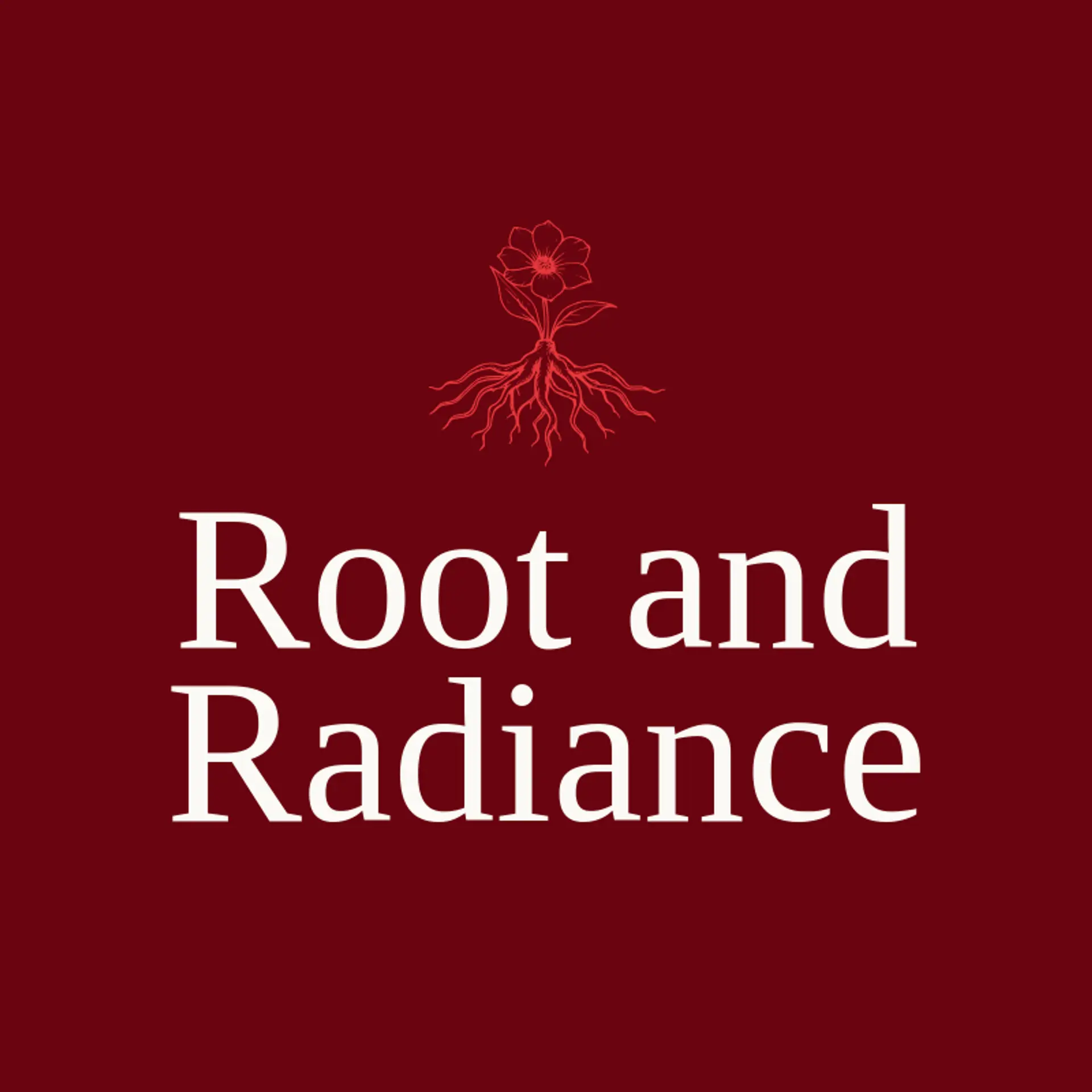 Root and Radiance logo for spiritual