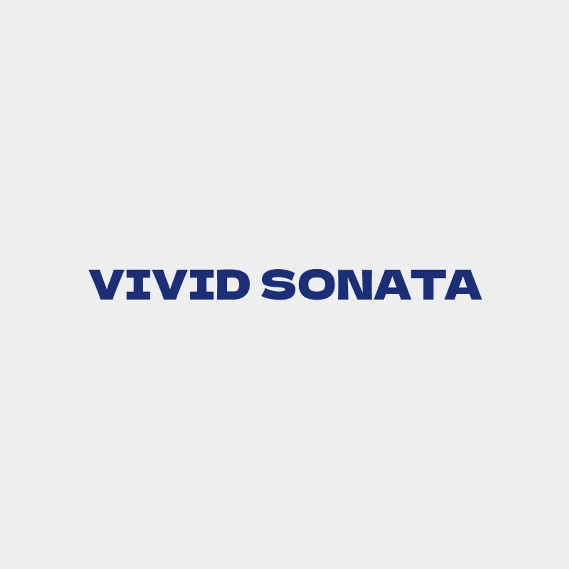 Vivid Sonata logo for music artist