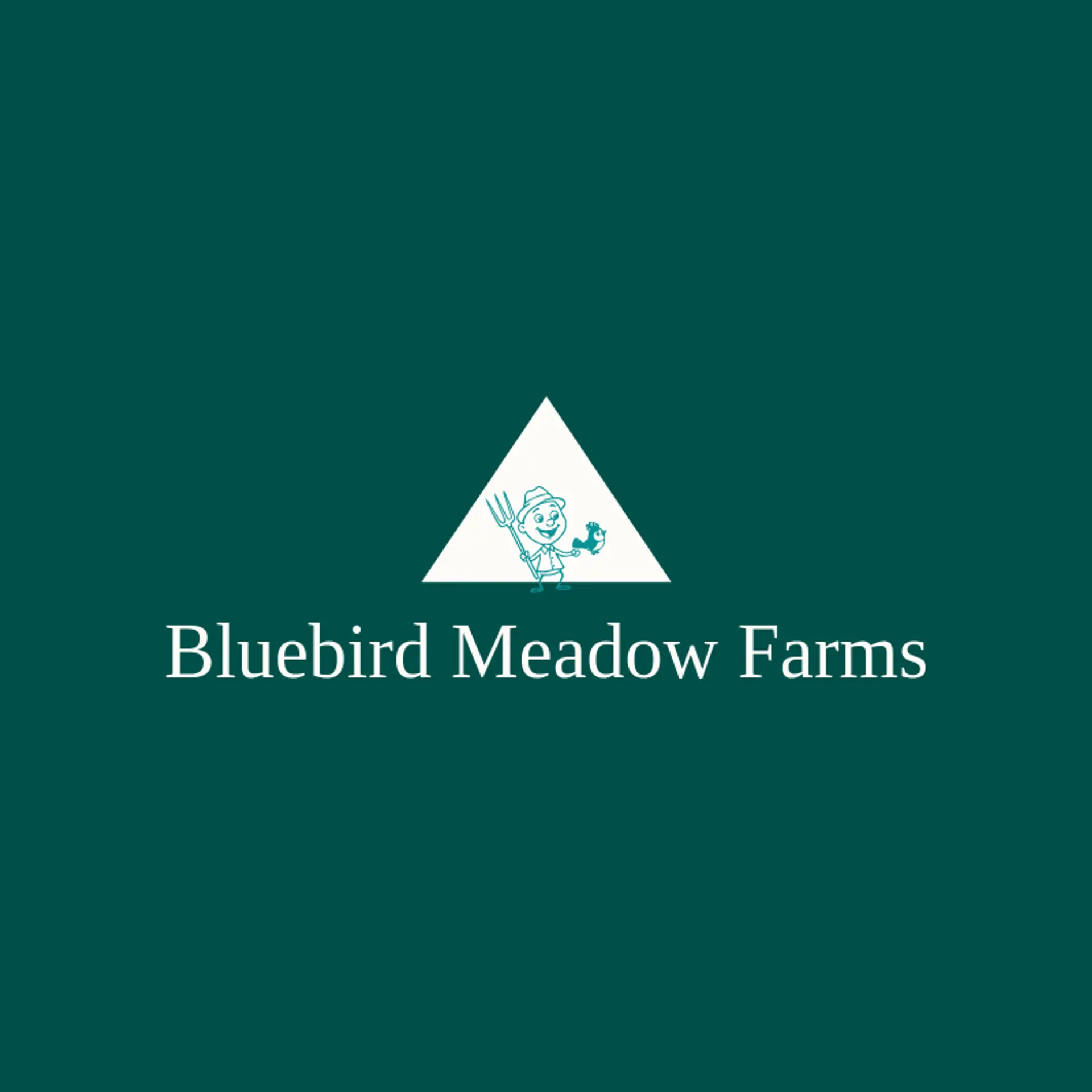 Bluebird Meadow Farms logo for farming