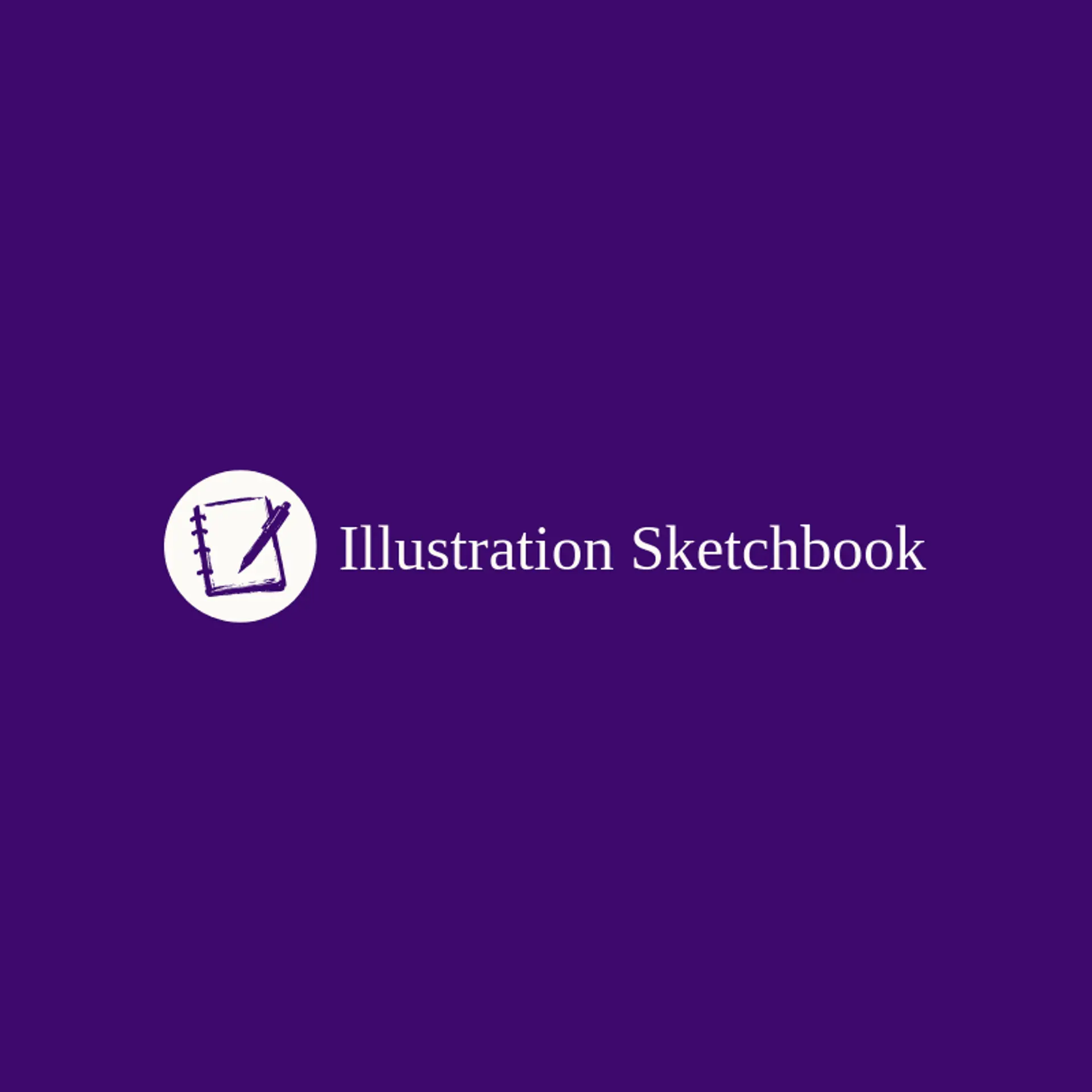 Illustration Sketchbook logo for illustration