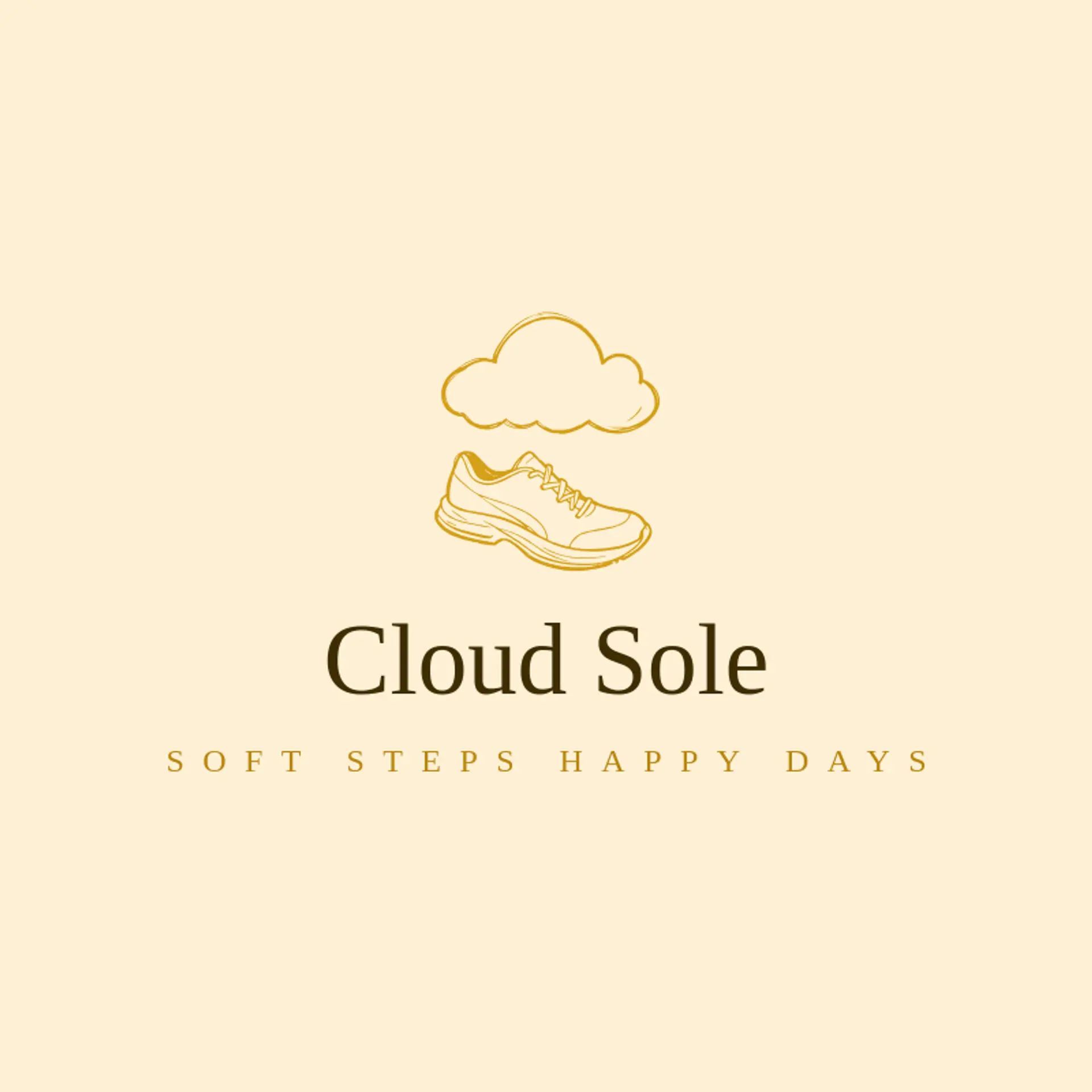 Cloud Sole logo for shoe