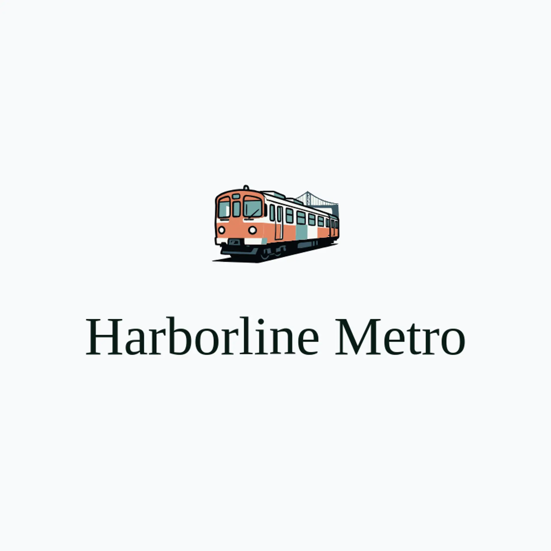 Harborline Metro logo for subway
