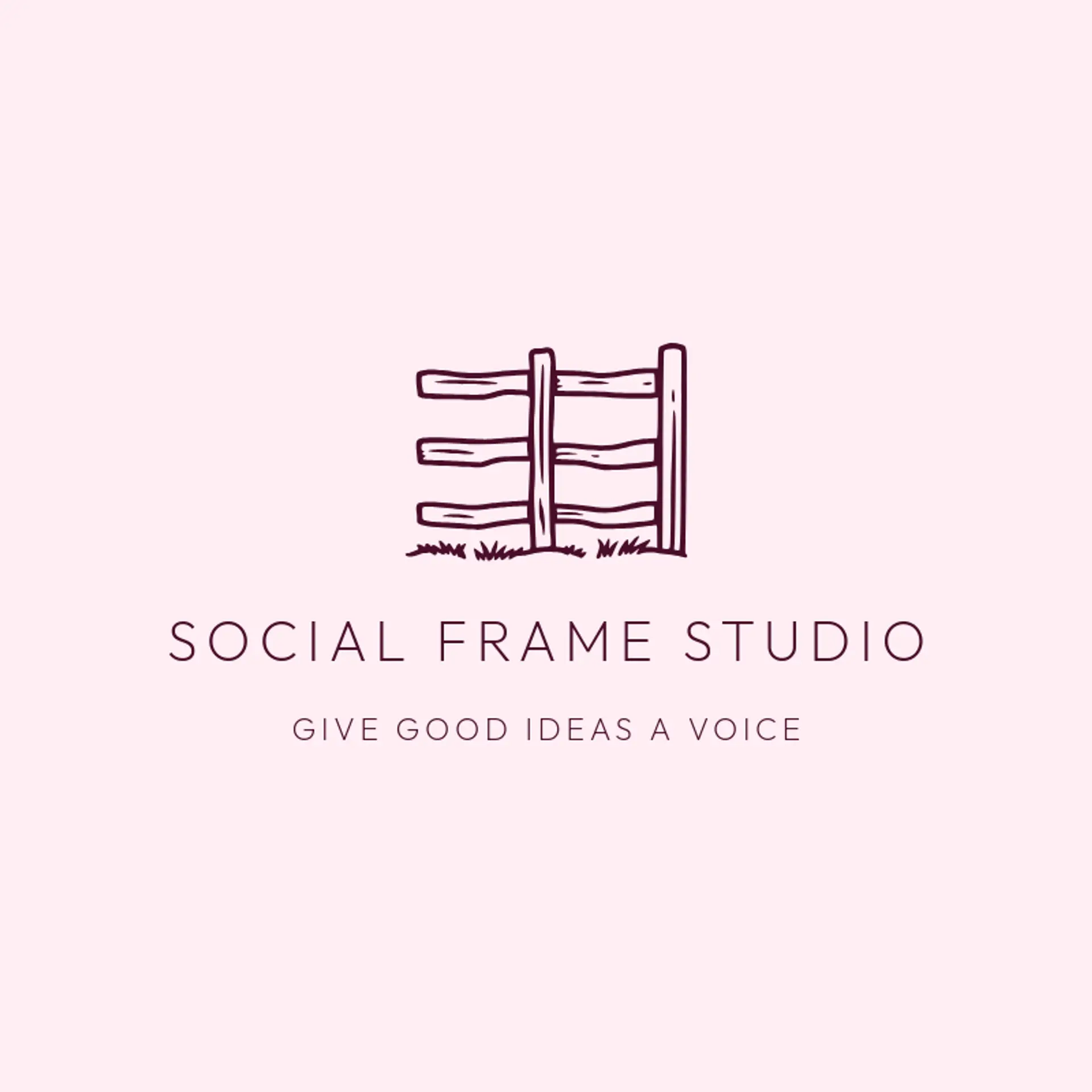 Social Frame Studio logo for post