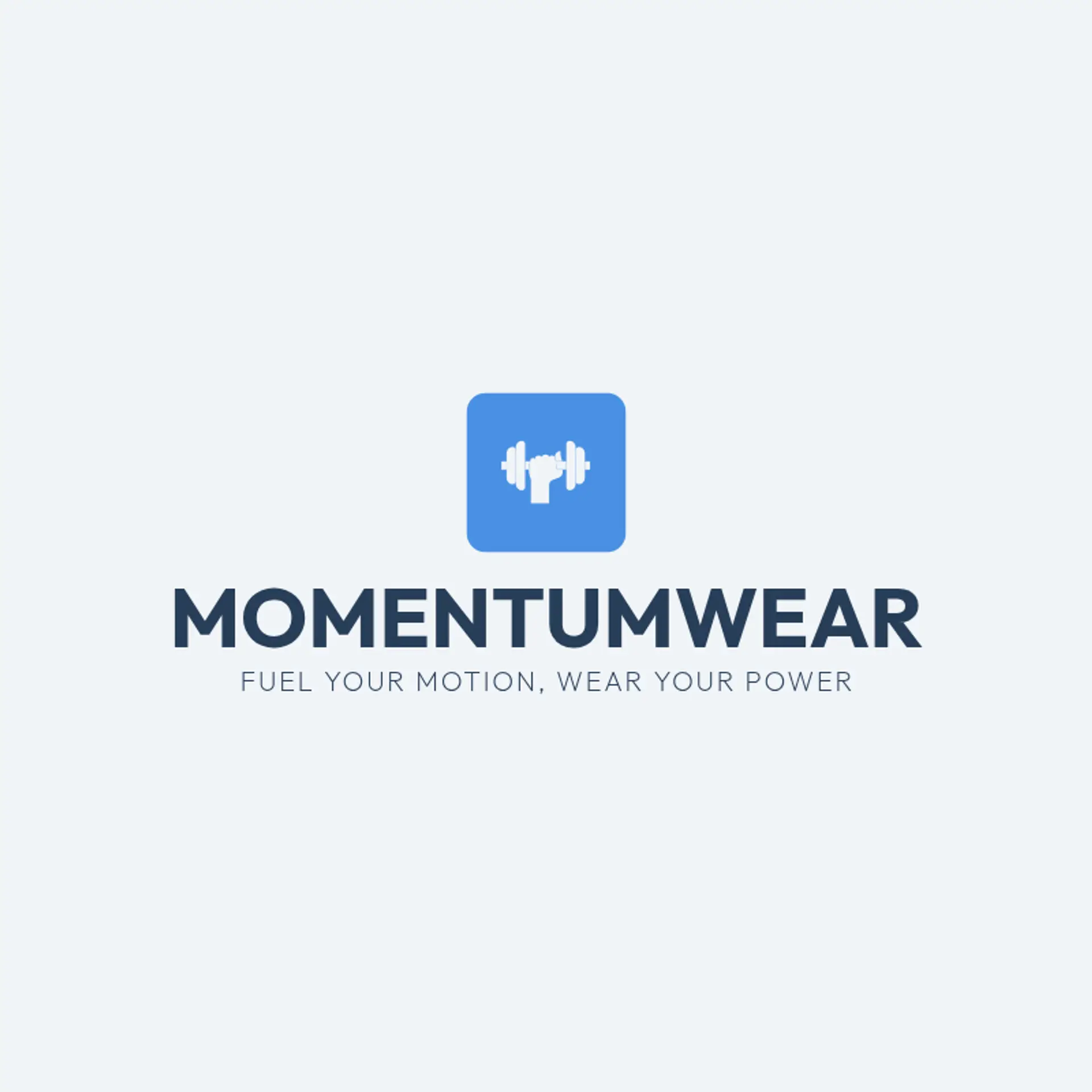 MomentumWear logo for fitness apparel