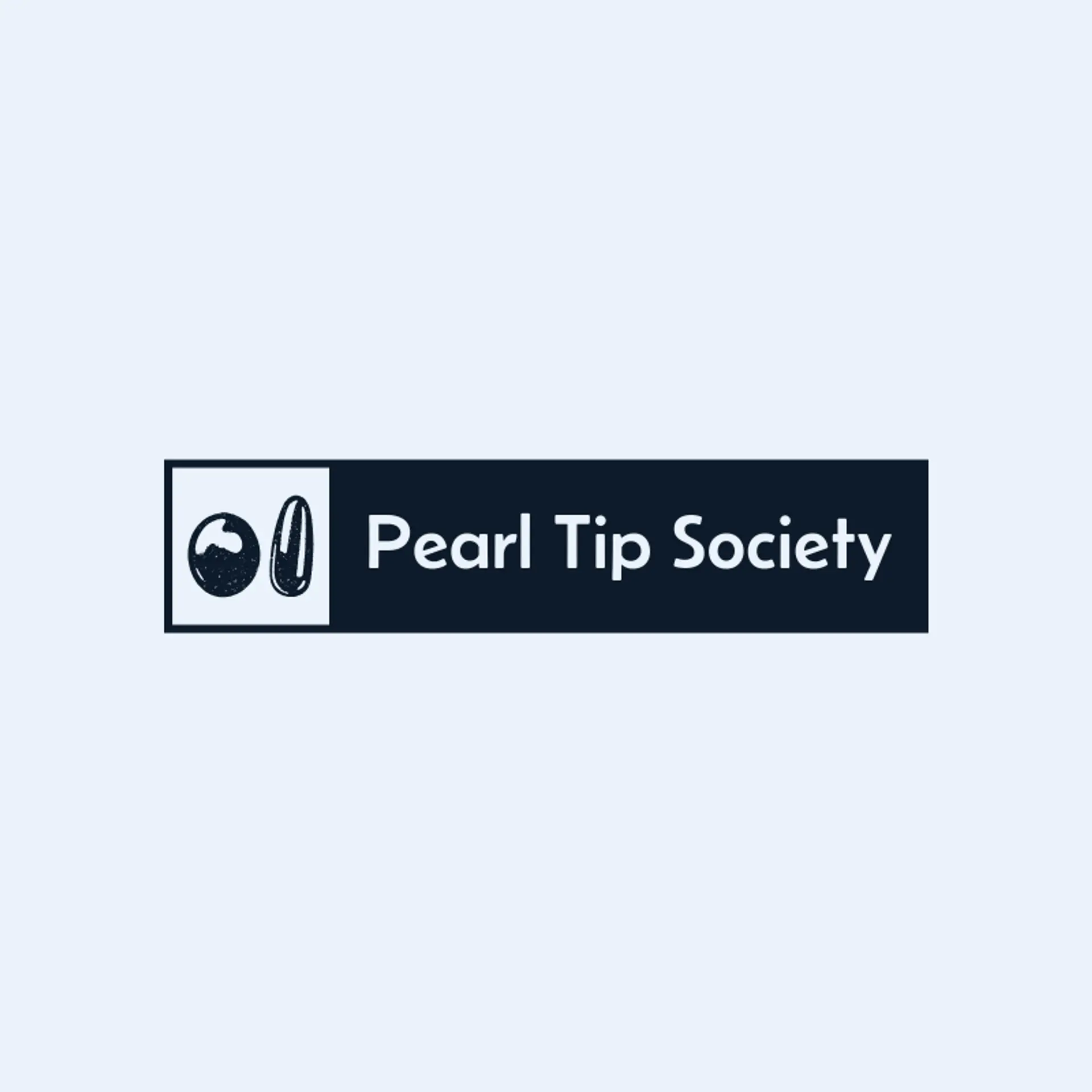 Pearl Tip Society logo for nail