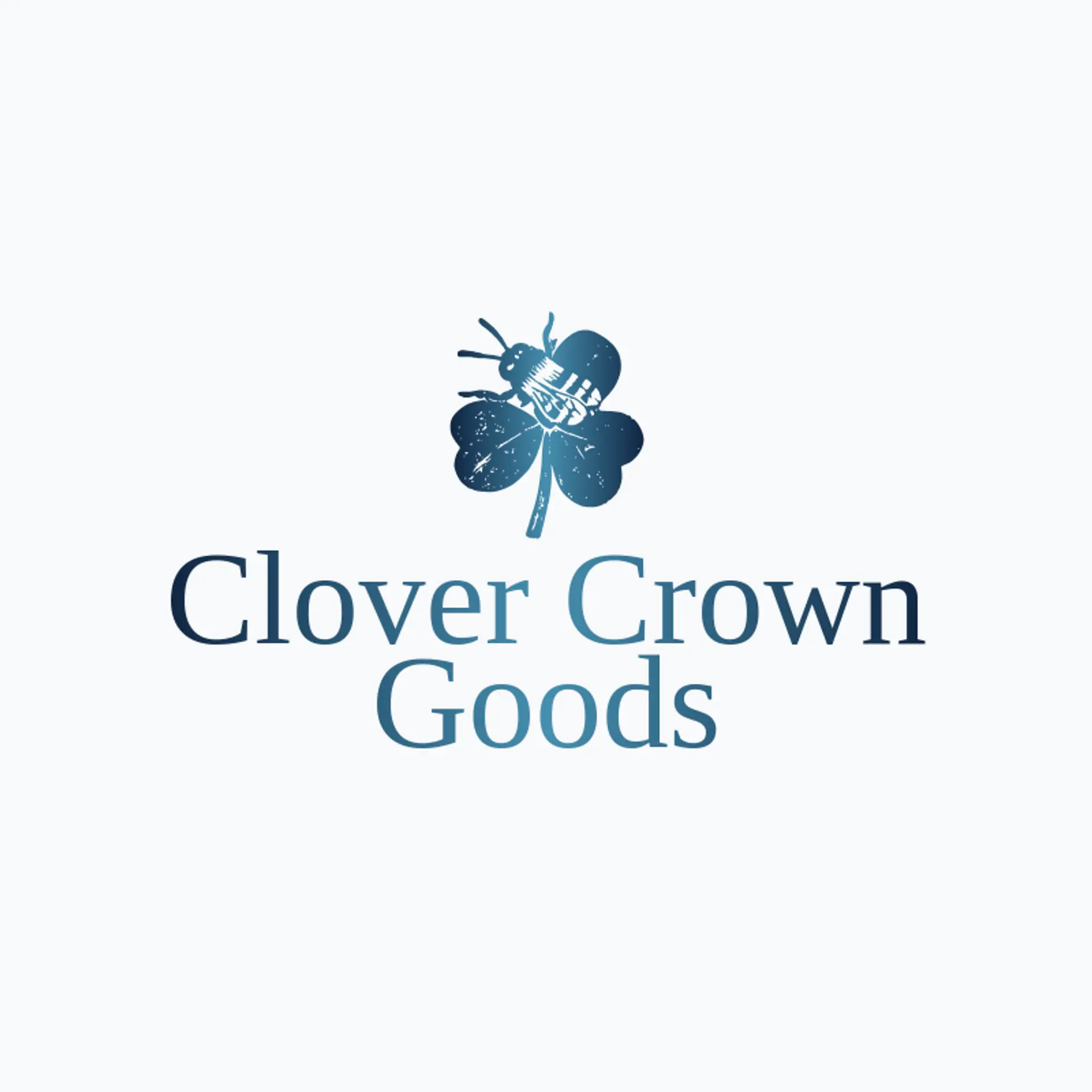 Clover Crown Goods logo for honey bee