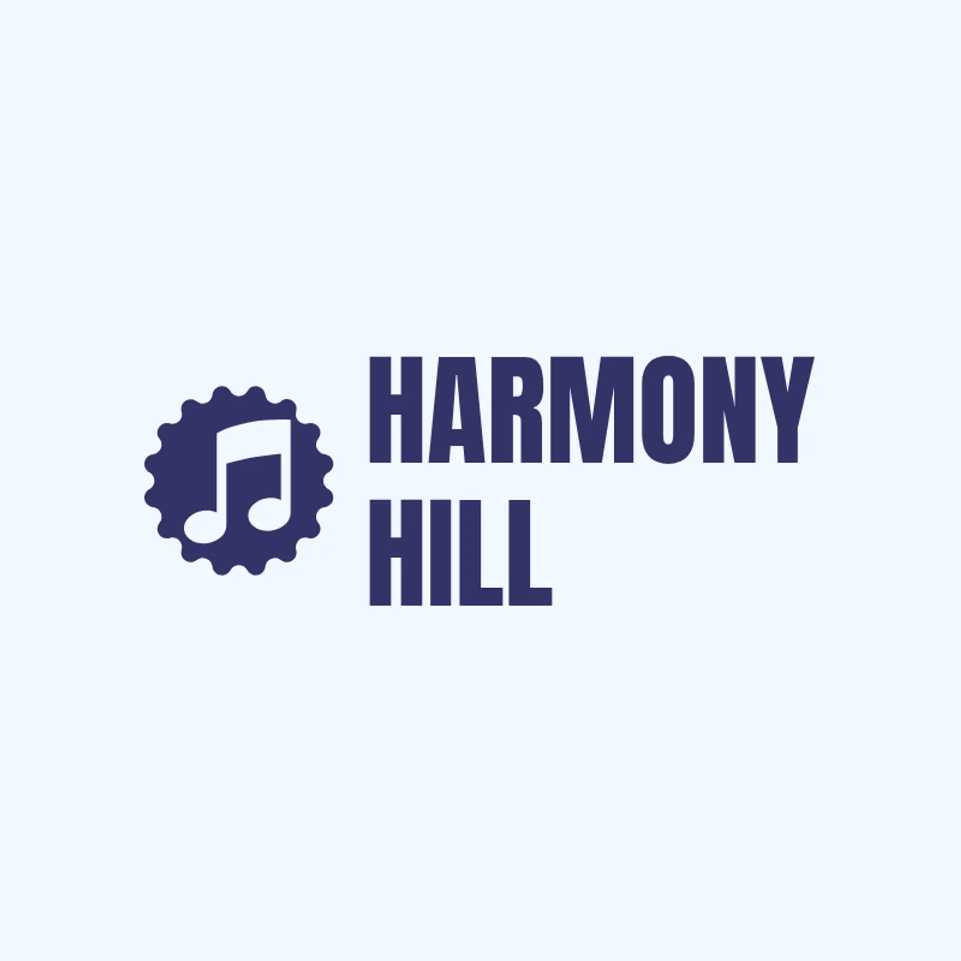 Harmony Hill logo for cool music