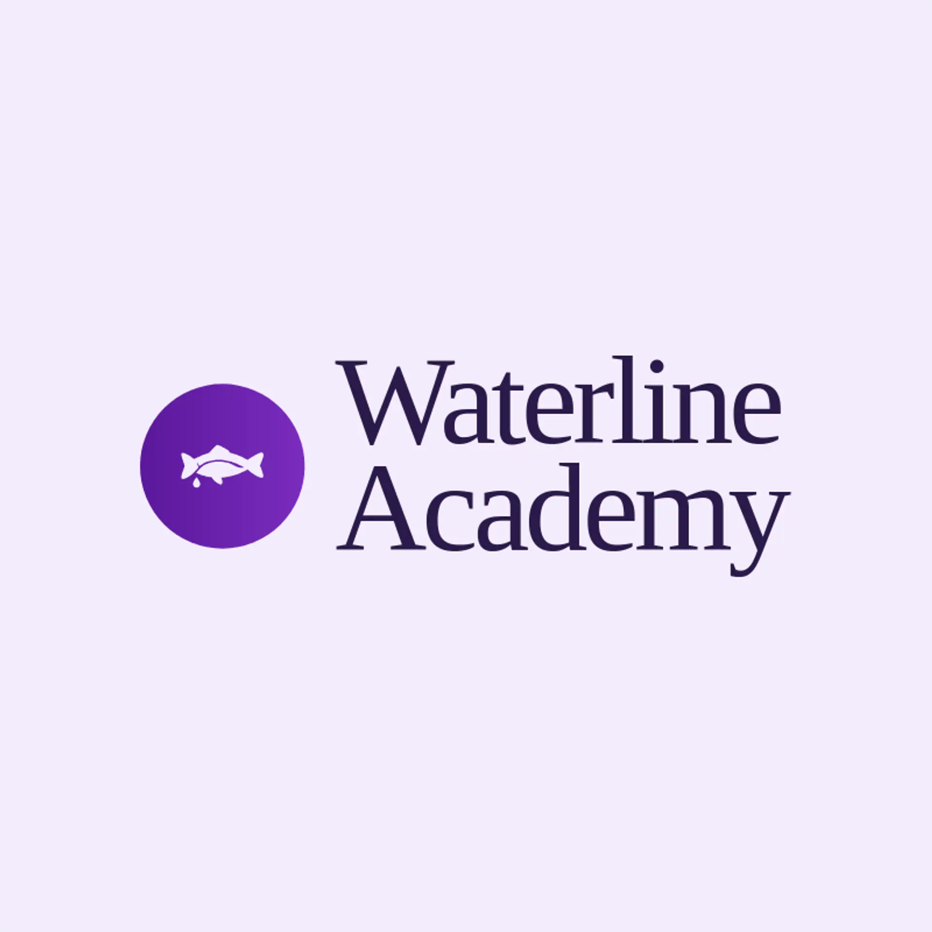 Waterline Academy logo for river