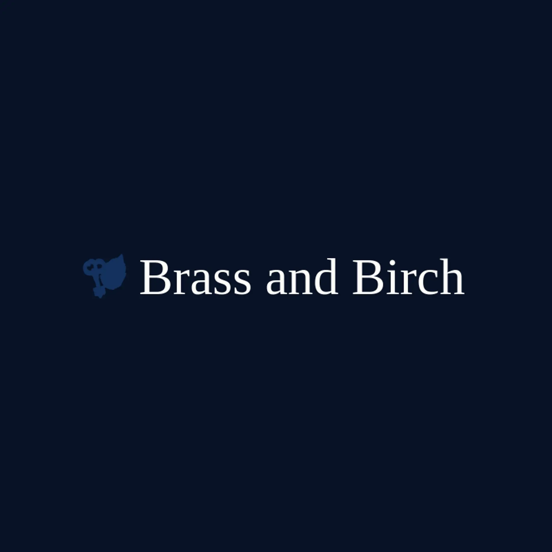 Brass and Birch logo for heritage