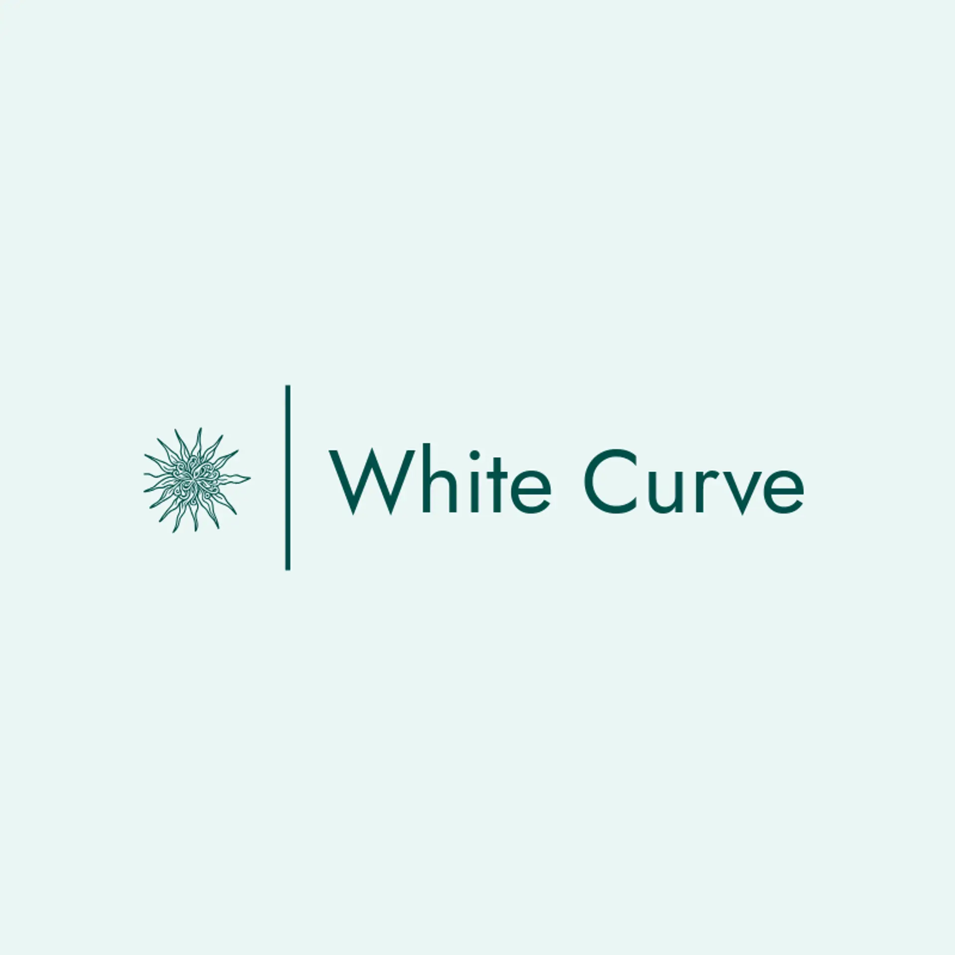 White Curve logo for bengali