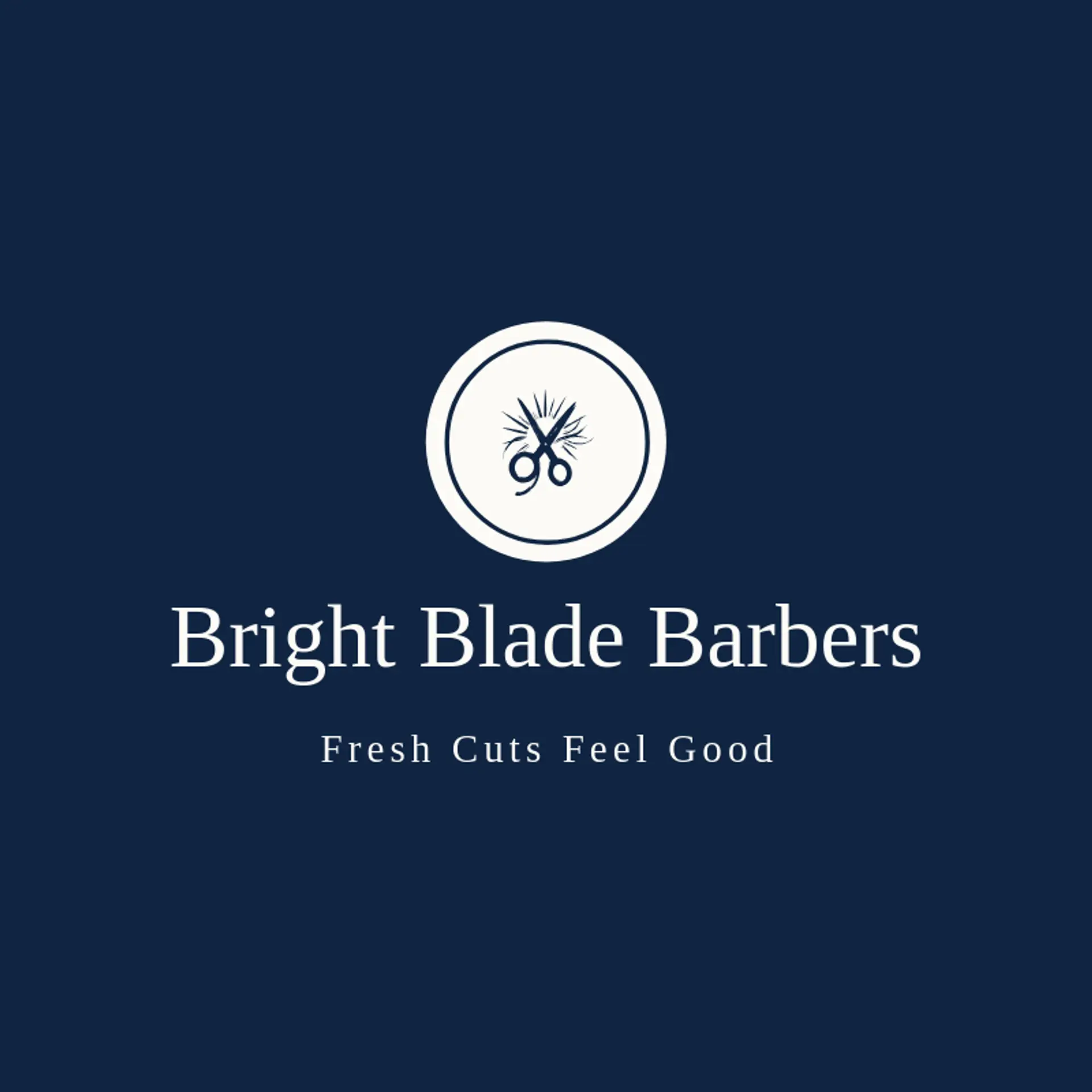 Bright Blade Barbers logo for hair