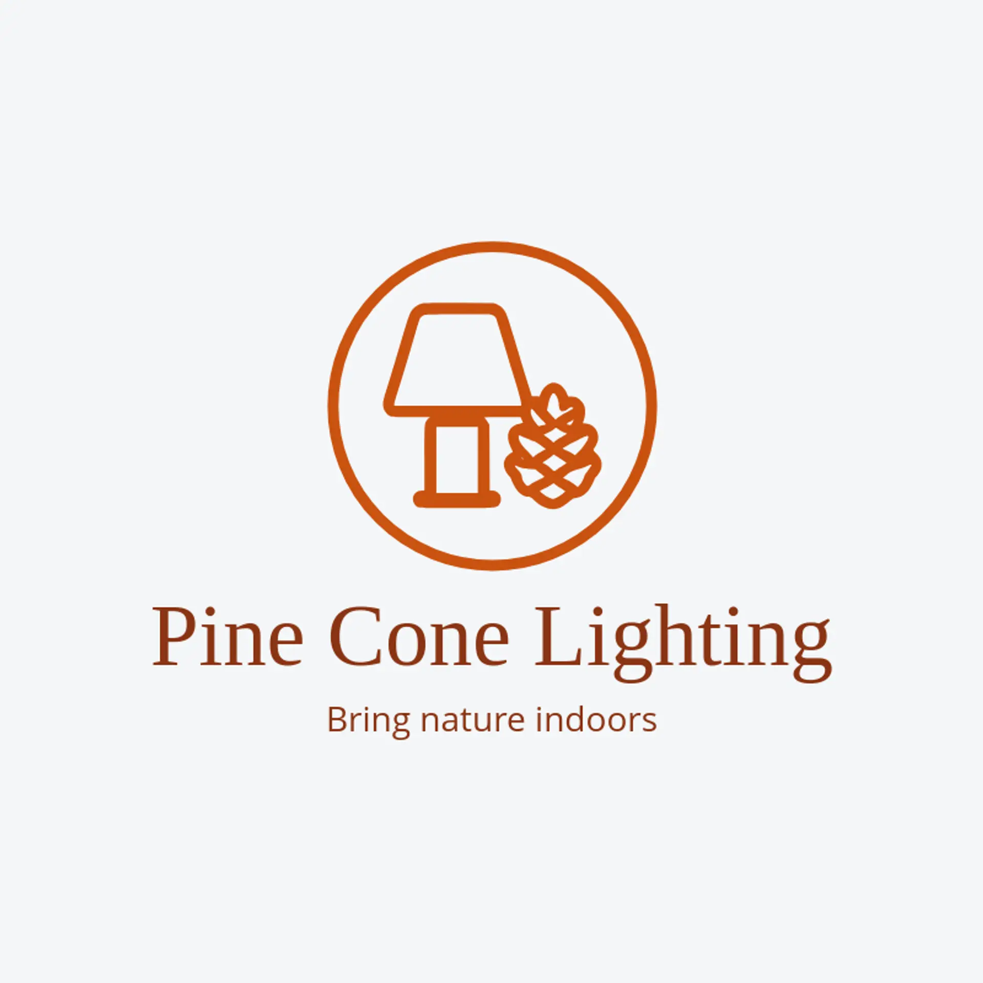 Pine Cone Lighting logo for lamp
