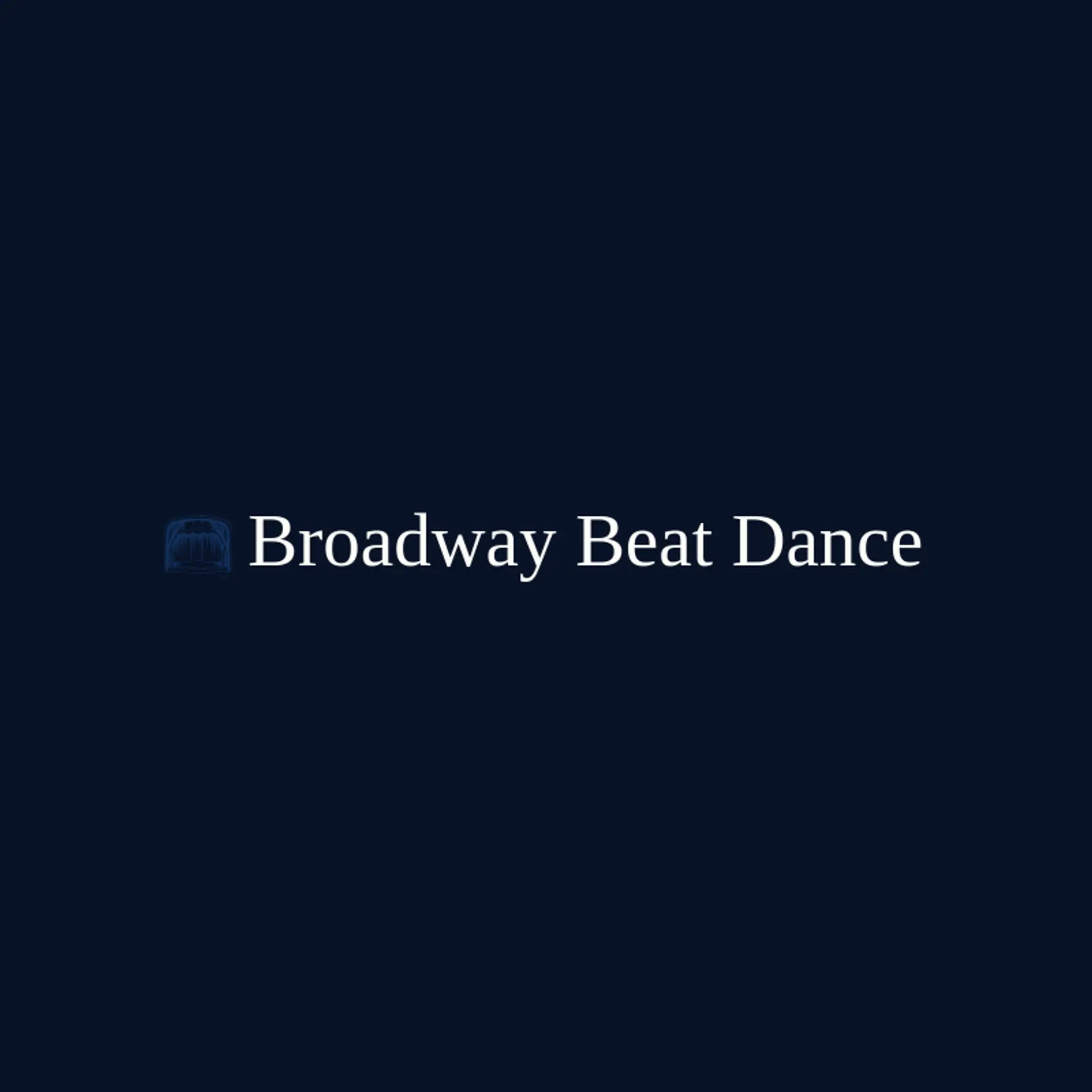 Broadway Beat Dance logo for broadway