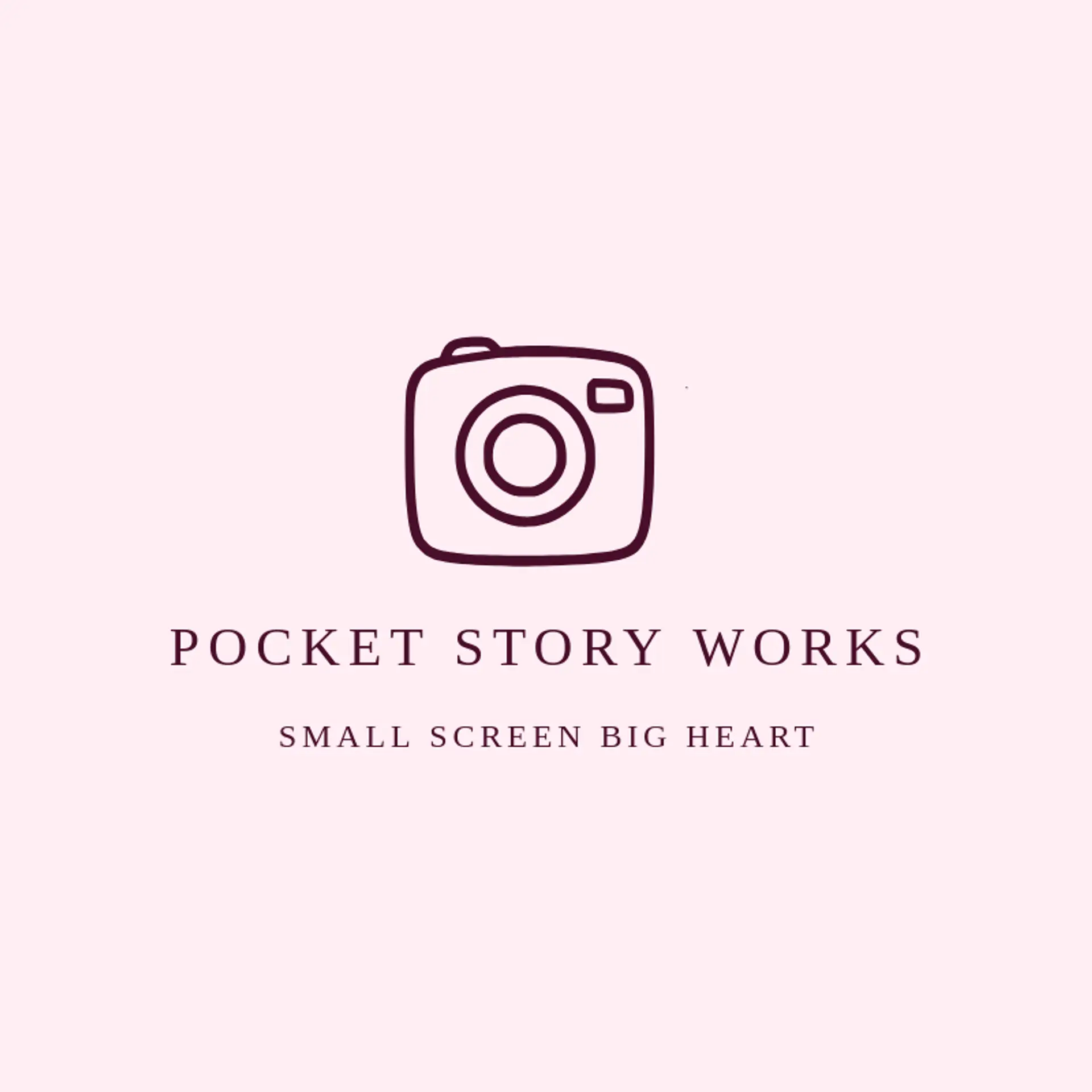 Pocket Story Works logo for content creator