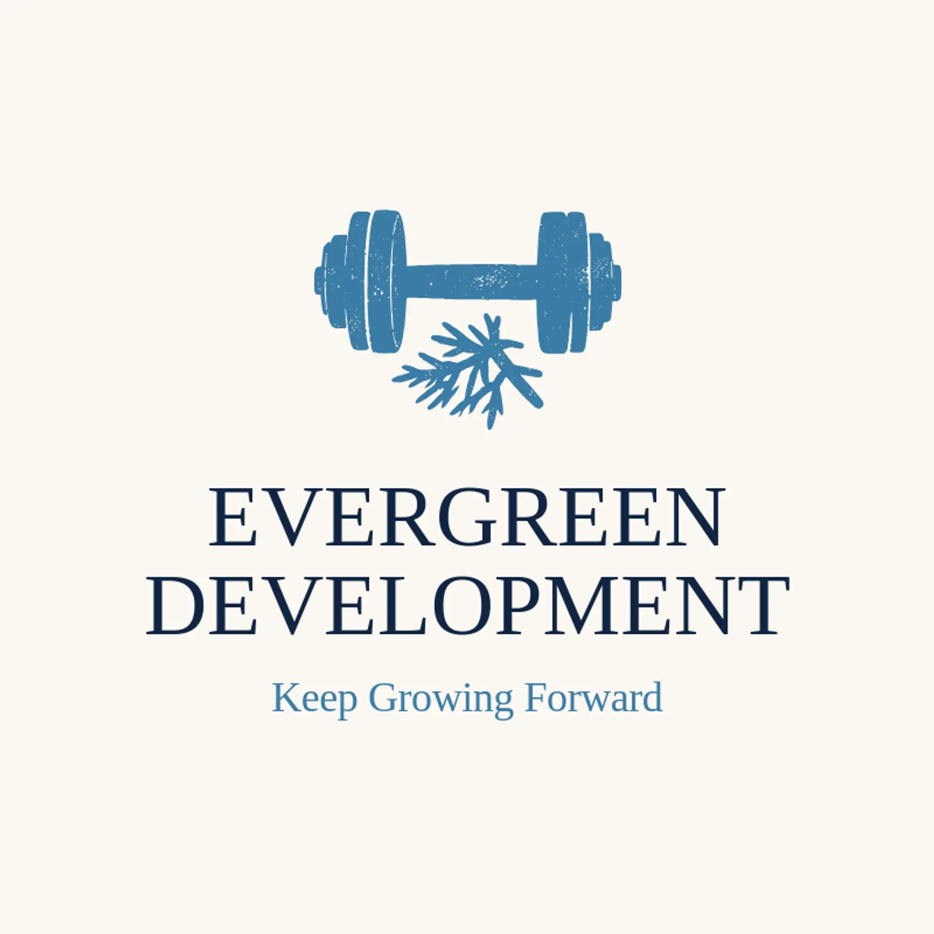 Evergreen Development logo for training