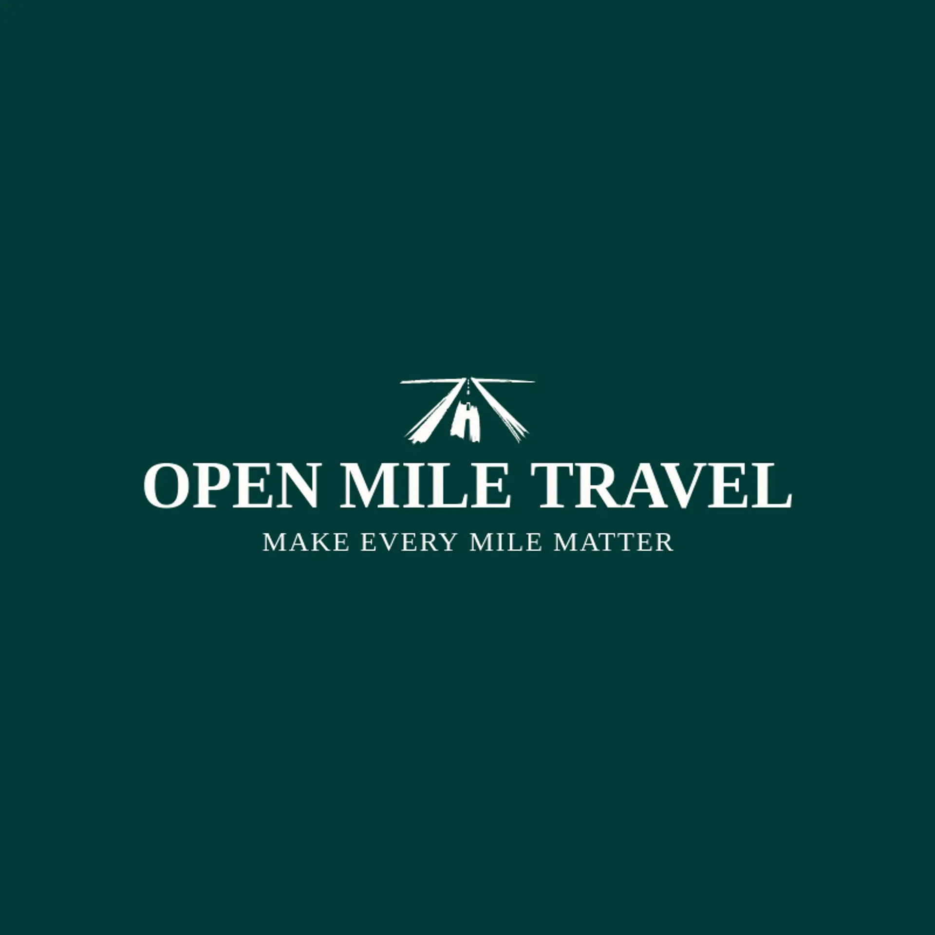 Open Mile Travel logo for highway