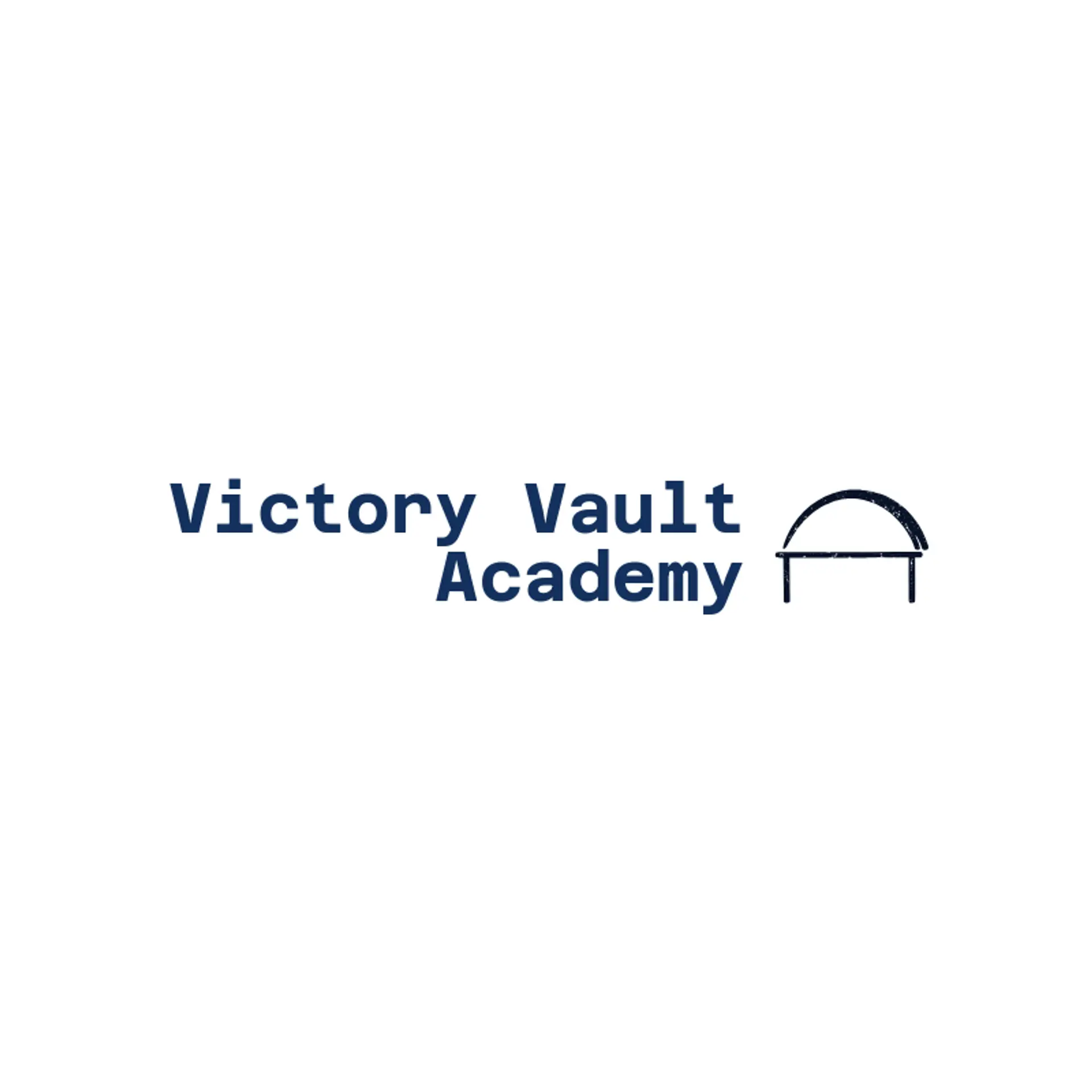 Victory Vault Academy logo for track and field
