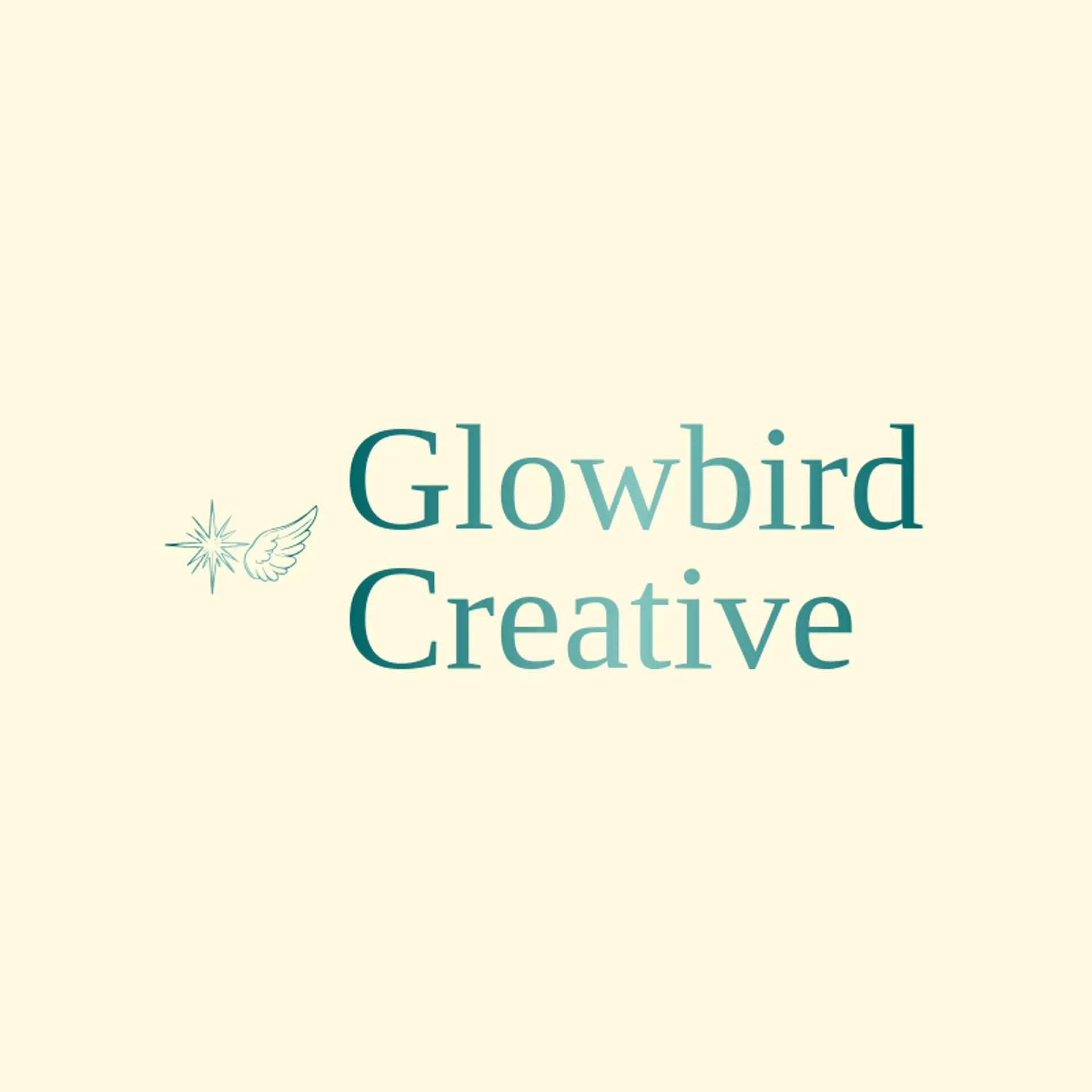 Glowbird Creative logo for sparkle